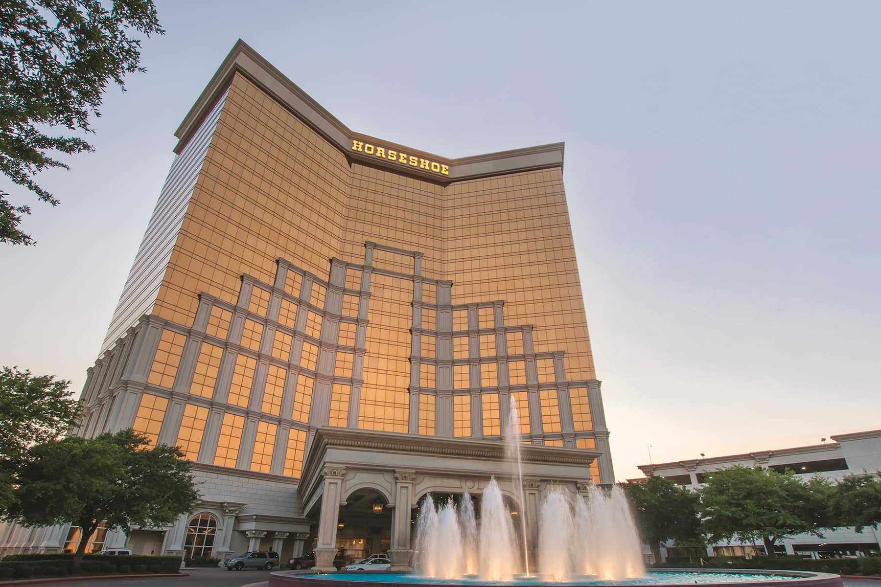 Exterior of Horseshoe Bossier City, Trademark Collection by Wyndham hotel in Bossier City, Louisiana