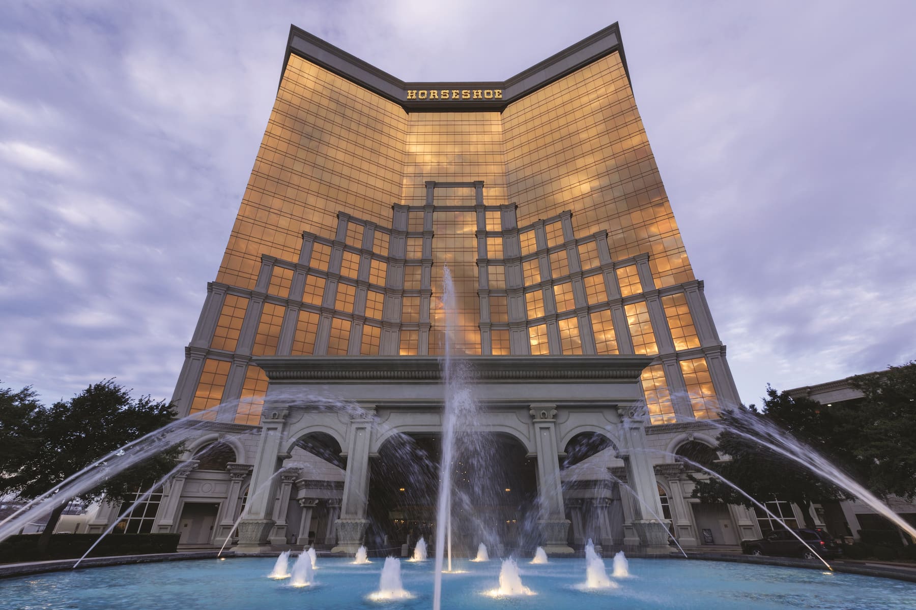 Exterior of Horseshoe Bossier City, Trademark Collection by Wyndham hotel in Bossier City, Louisiana