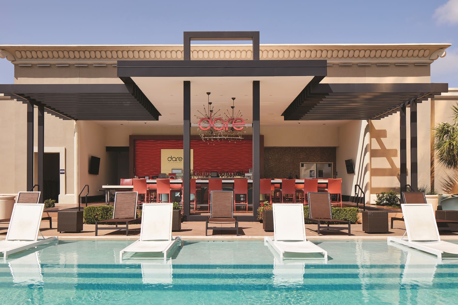 Pool bar at the Horseshoe Bossier City, Trademark Collection by Wyndham in Bossier City, Louisiana
