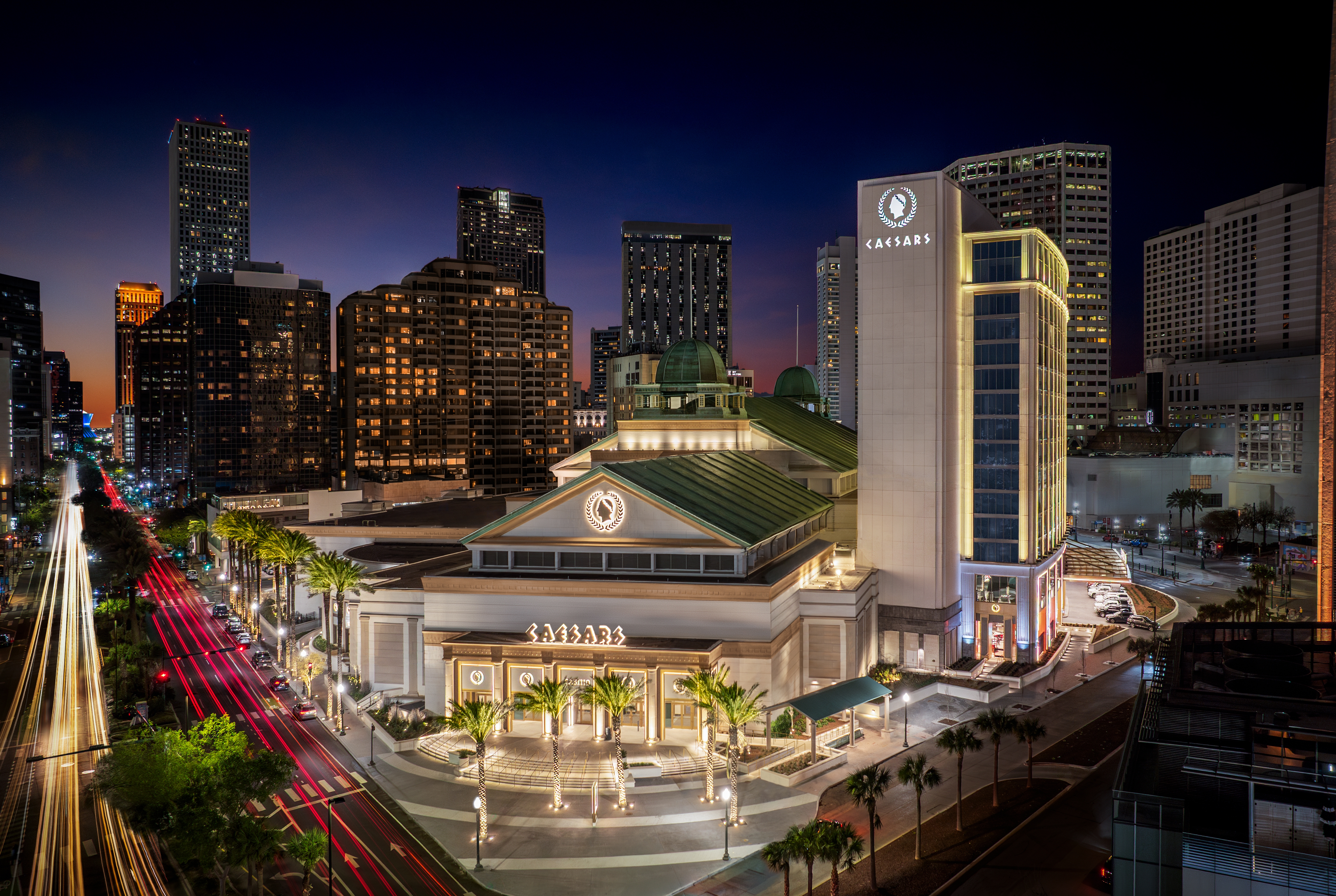 Exterior of Caesars New Orleans, Trademark Collection by Wyndham hotel in New Orleans, Louisiana