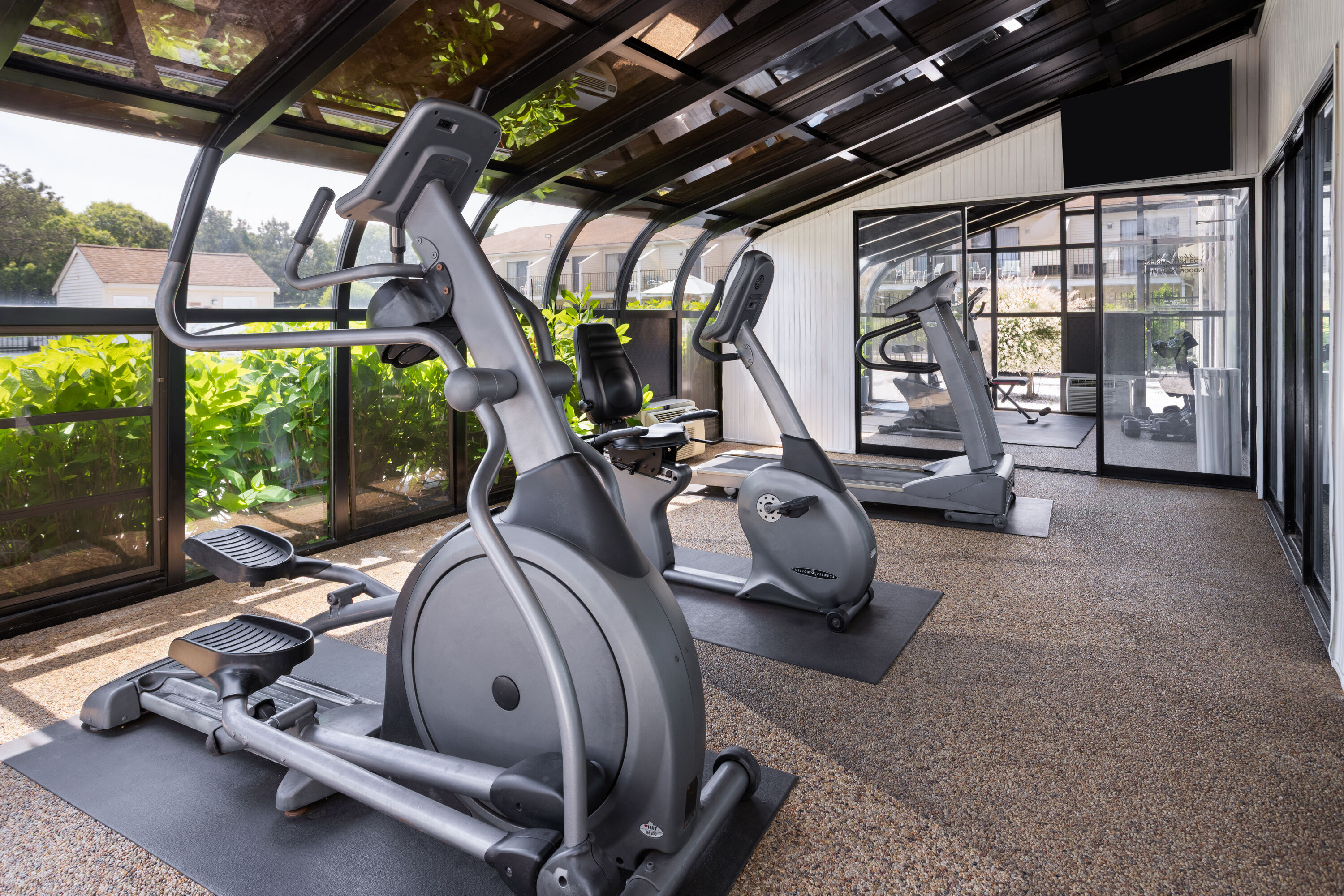 Fitness room at All Seasons Resort, Trademark Collection by Wyndham in South Yarmouth, Massachusetts
