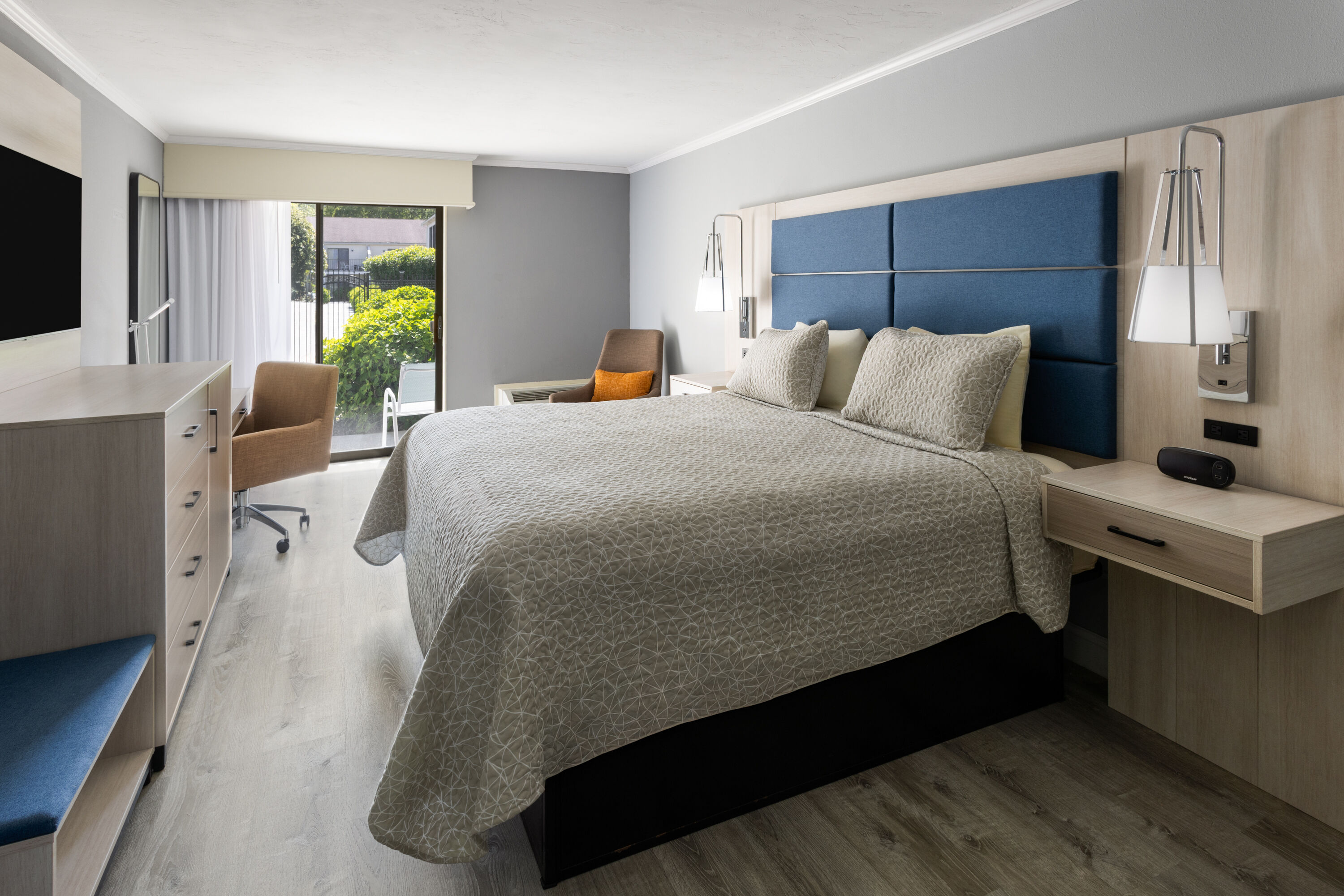 Guest room at the All Seasons Resort, Trademark Collection by Wyndham in South Yarmouth, Massachusetts