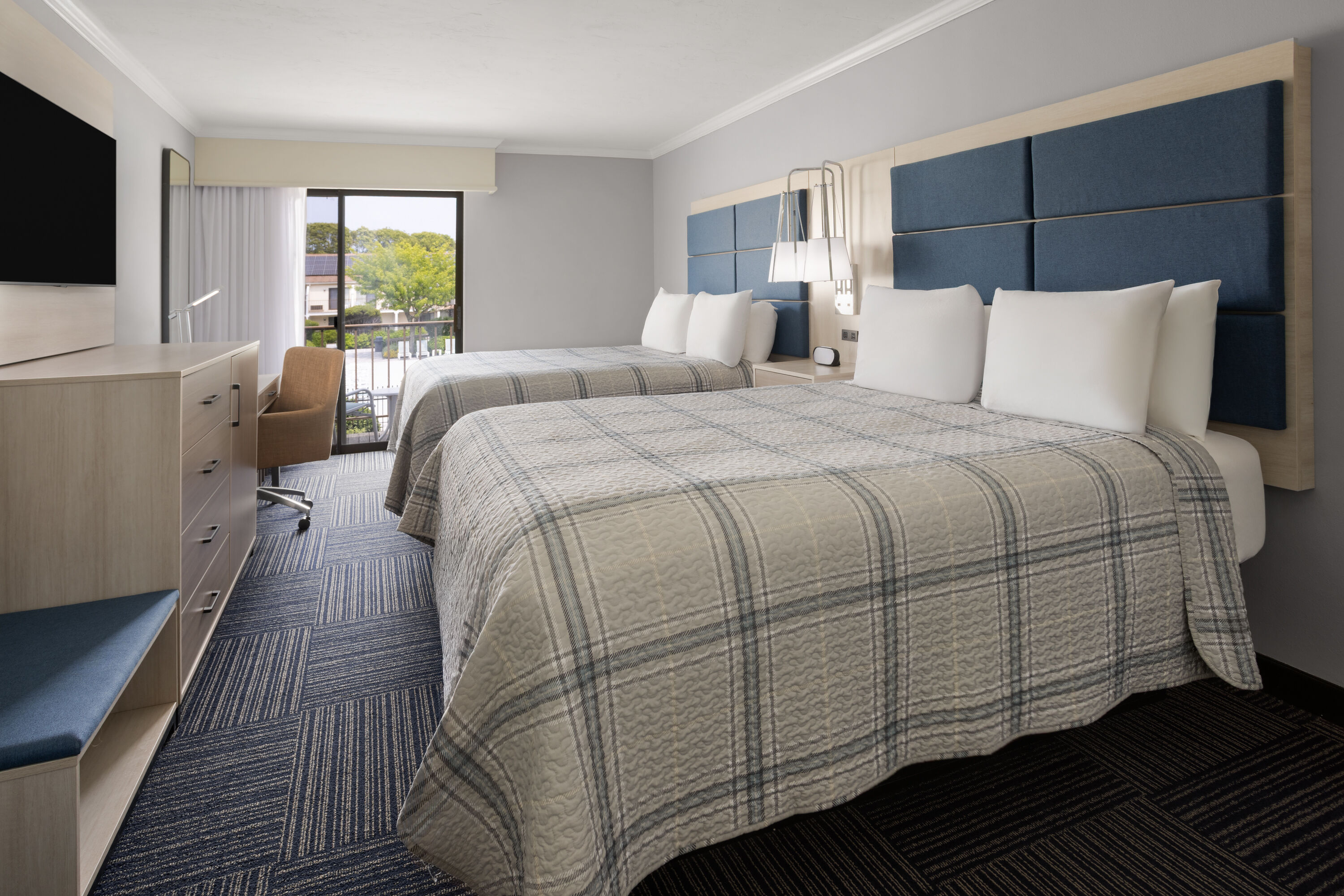 Guest room at the All Seasons Resort, Trademark Collection by Wyndham in South Yarmouth, Massachusetts