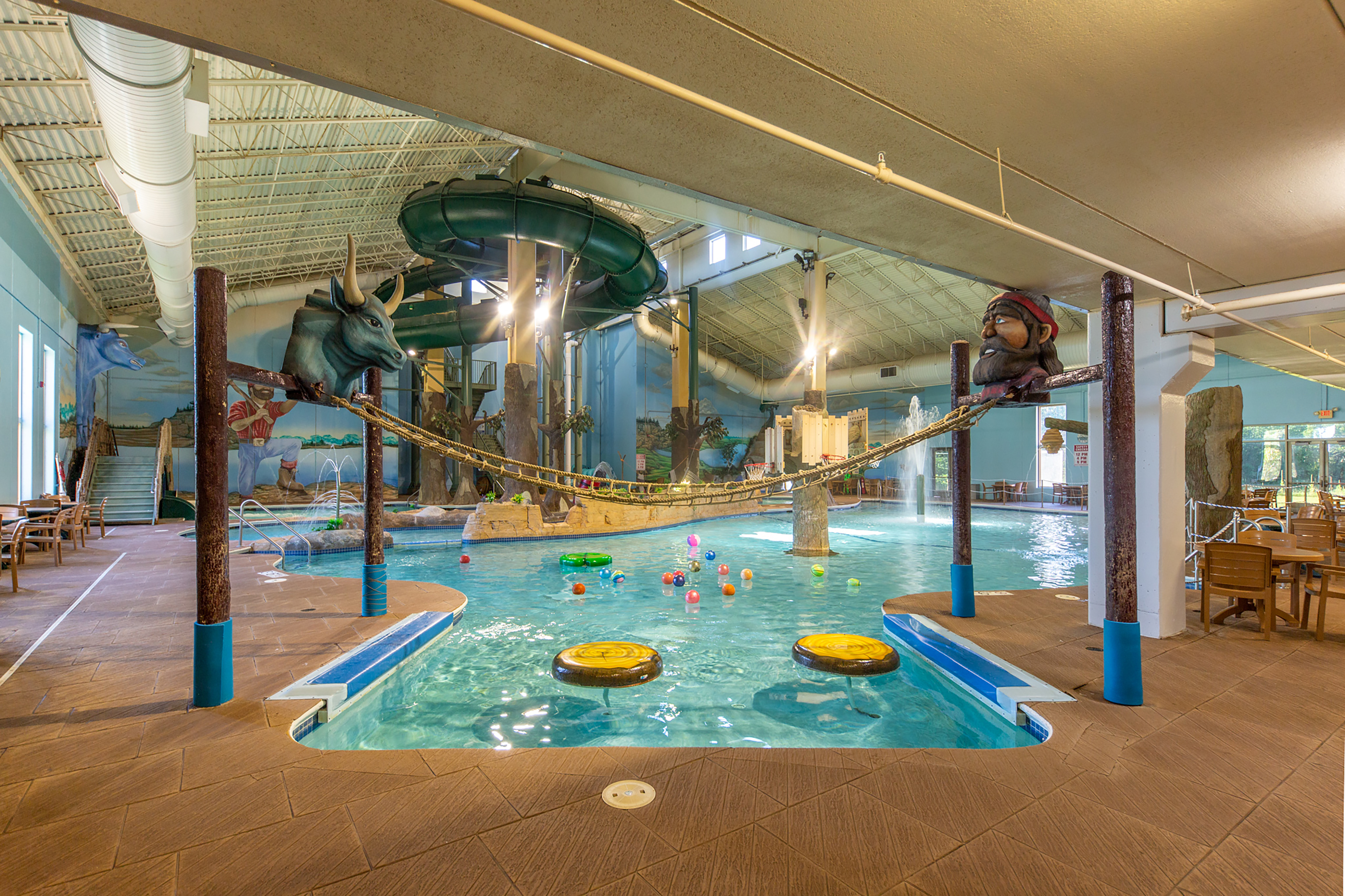 Indoor pool at the The Lodge at Brainerd Lakes, Trademark Collection by Wyndham in Baxter, Minnesota