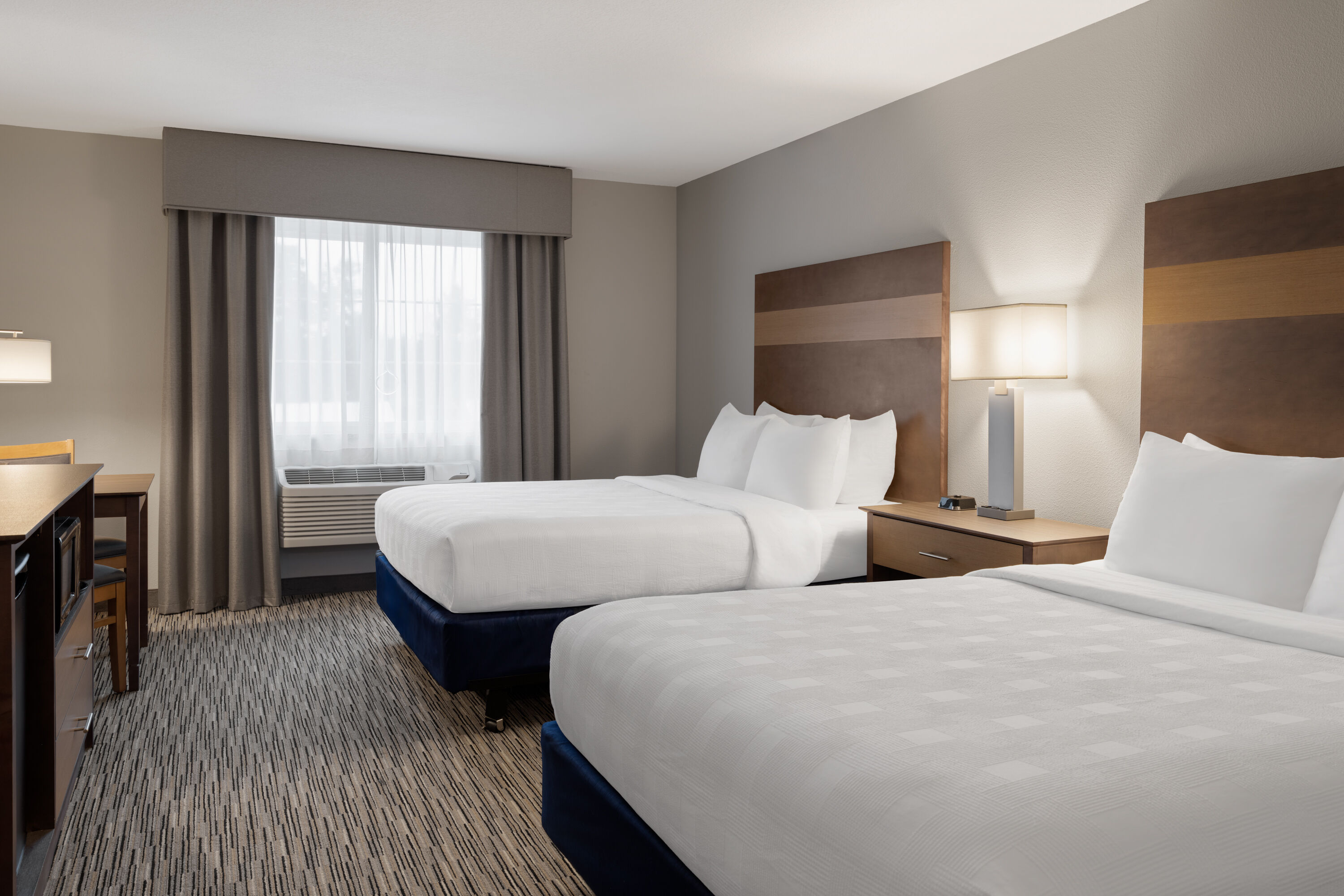 Guest room at the Little Crow Resort & Conference, Trademark by Wyndham in Spicer, Minnesota