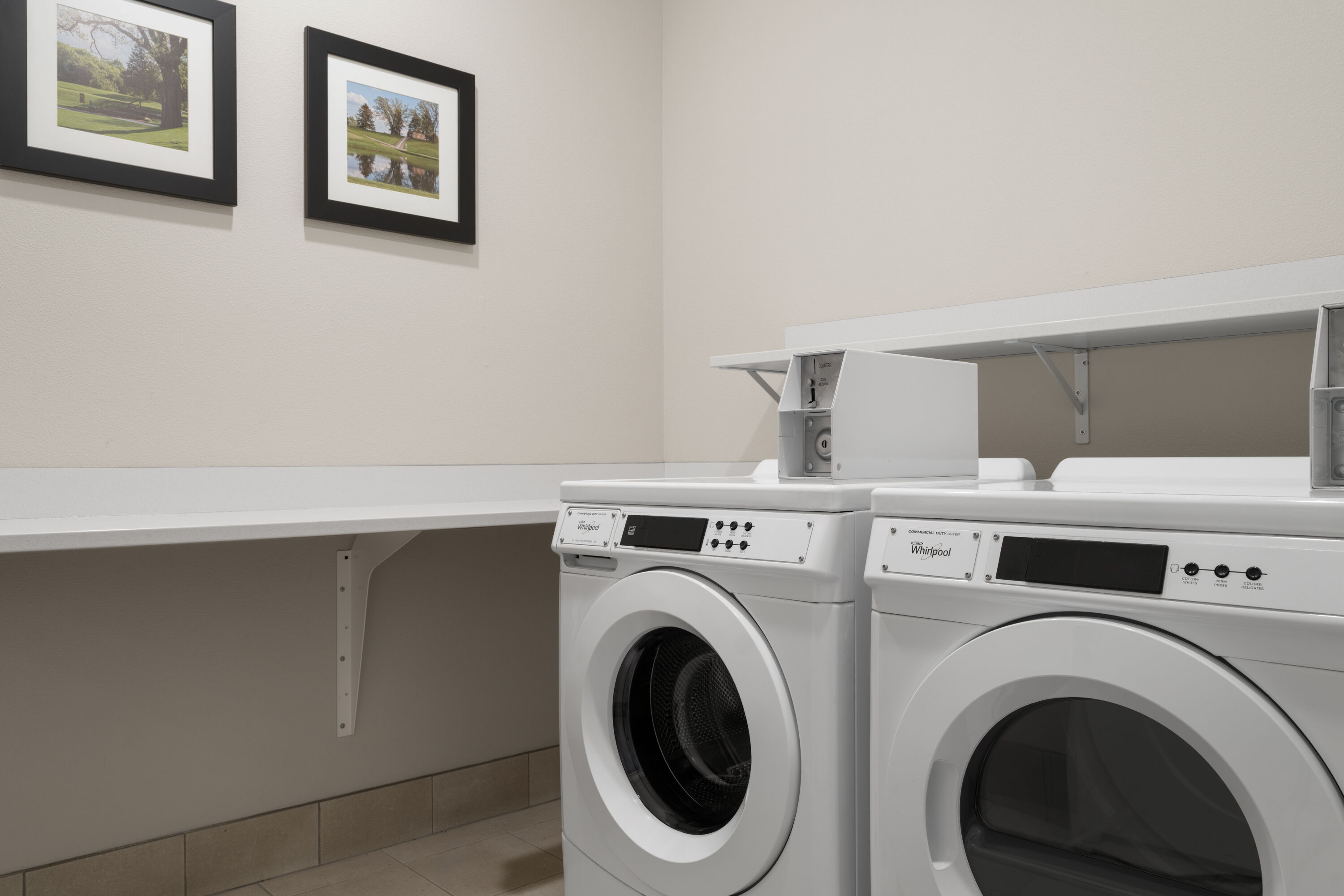 Laundry facilities at Little Crow Resort & Conference, Trademark by Wyndham in Spicer, Minnesota
