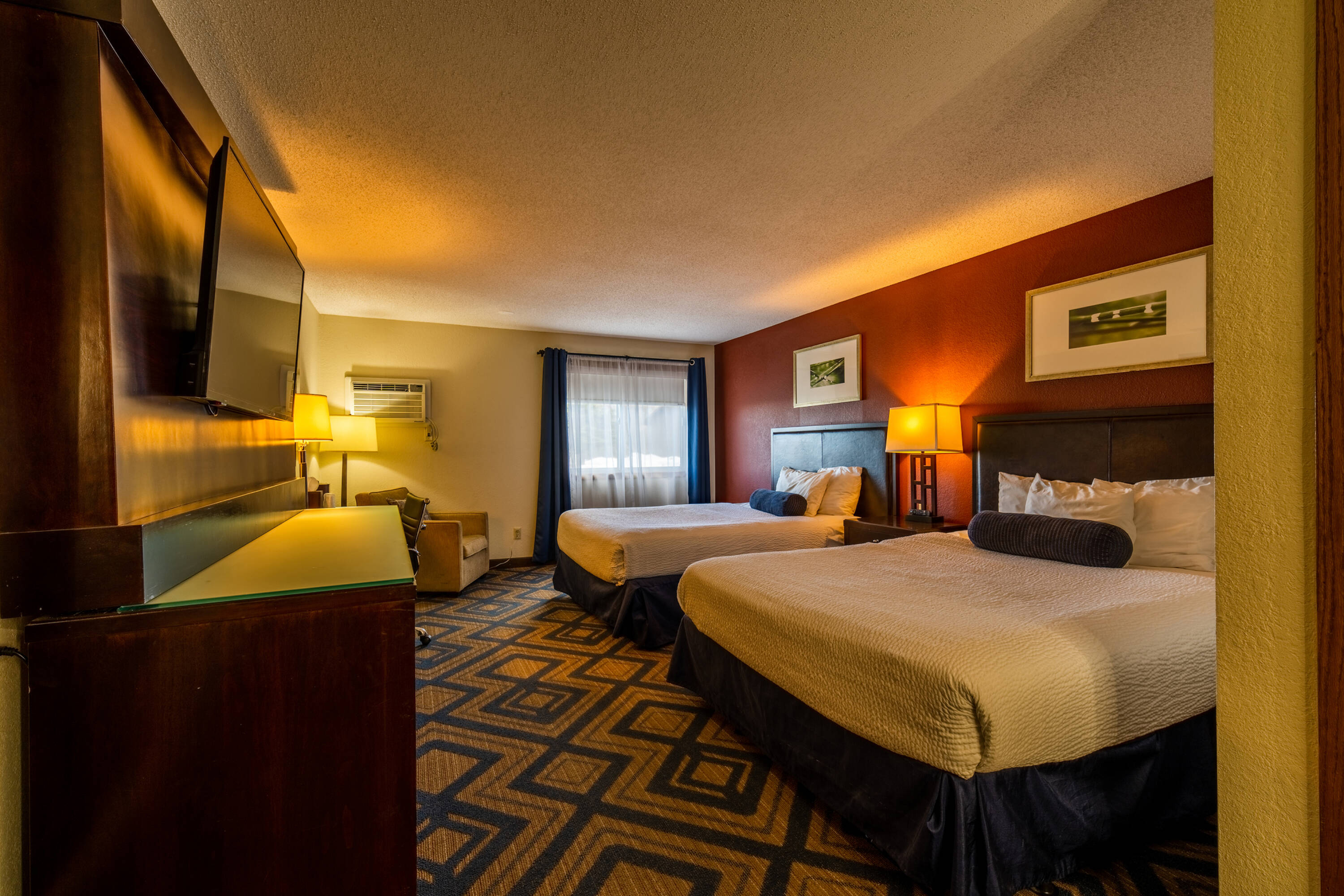 Guest room at the The Patch Lodge, Trademark Collection by Wyndham in Warroad, Minnesota