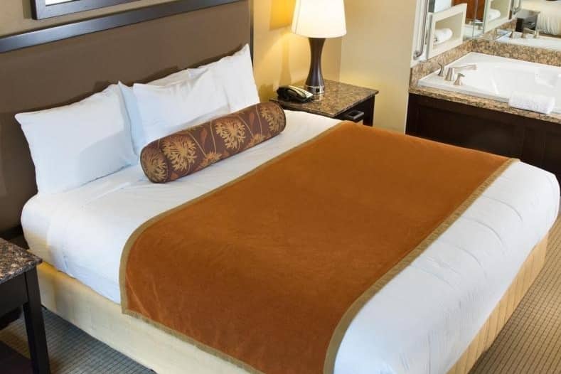 Guest room at the Isle of Capri Casino Hotel Boonville, Trademark Collection in Boonville, Missouri