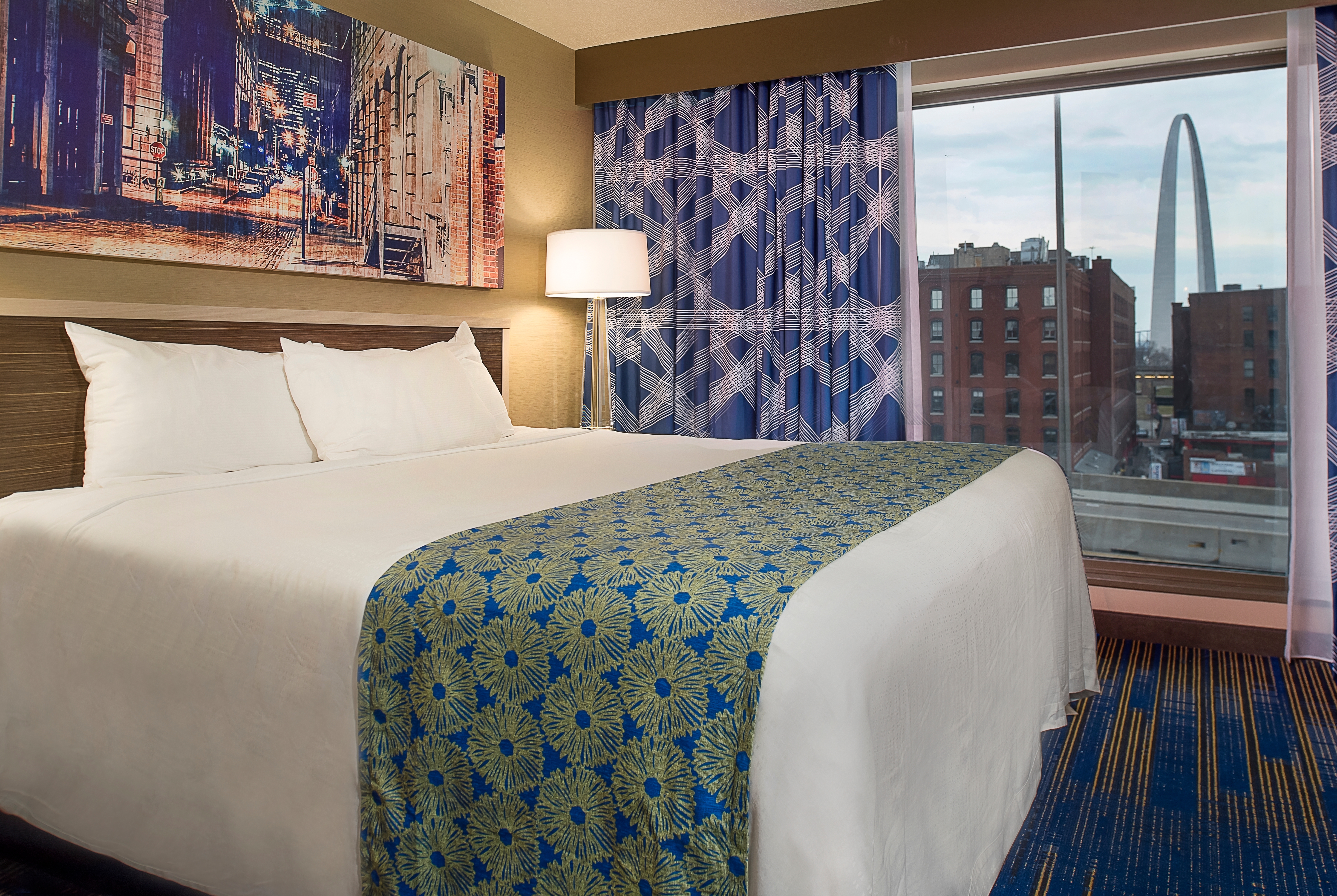 Guest room at the HoteLumiere at the Arch, Trademark Collection by Wyndham in St. Louis, Missouri