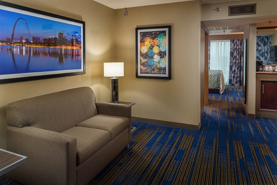Guest room at the HoteLumiere at the Arch, Trademark Collection by Wyndham in St. Louis, Missouri