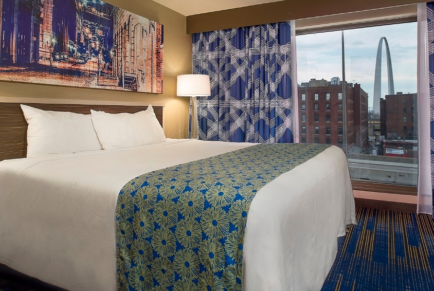 Guest room at the HoteLumiere at the Arch, Trademark Collection by Wyndham in St. Louis, Missouri