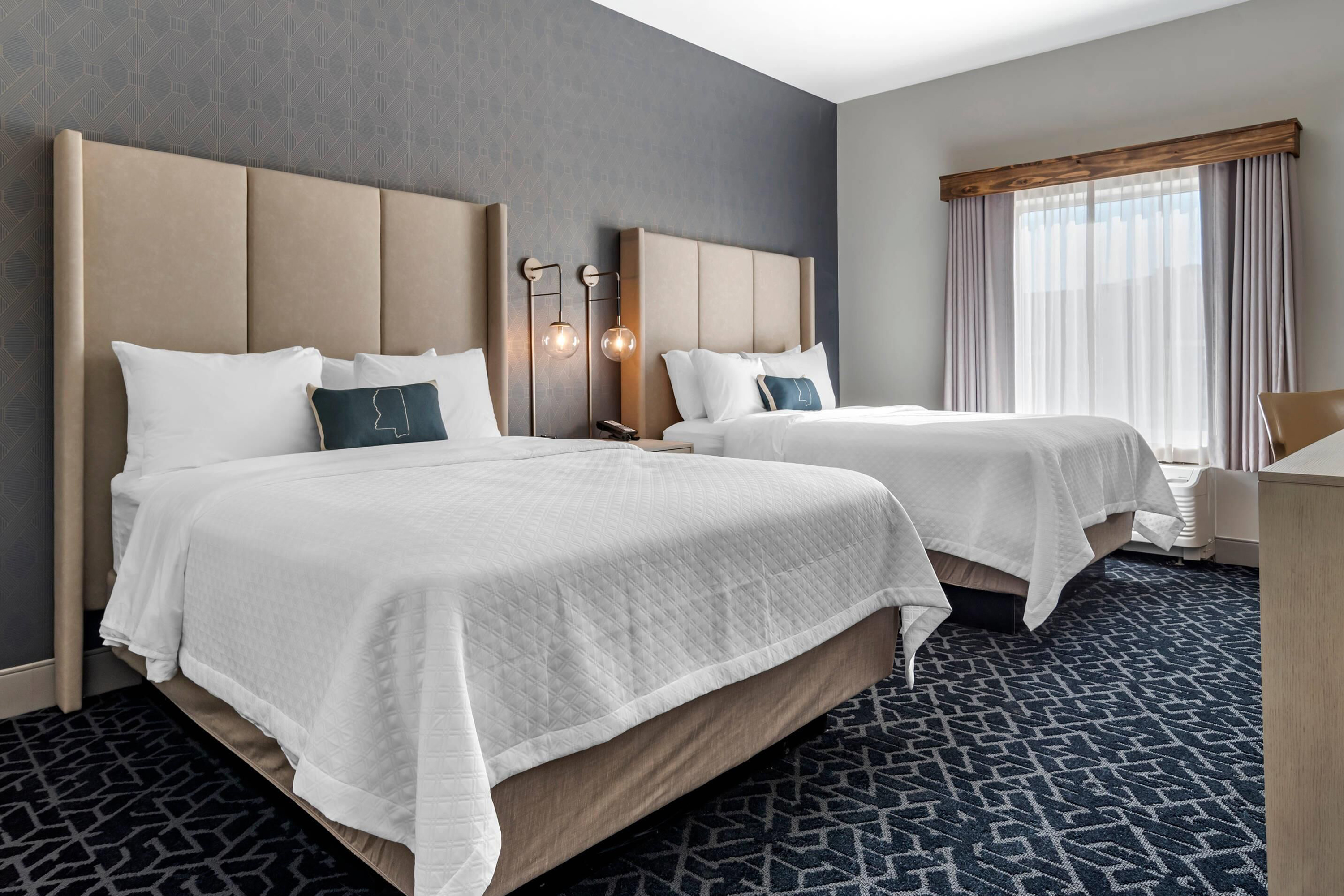 Guest room at the Lyric Hotel West End, Trademark Collection by Wyndham in Cleveland, Mississippi