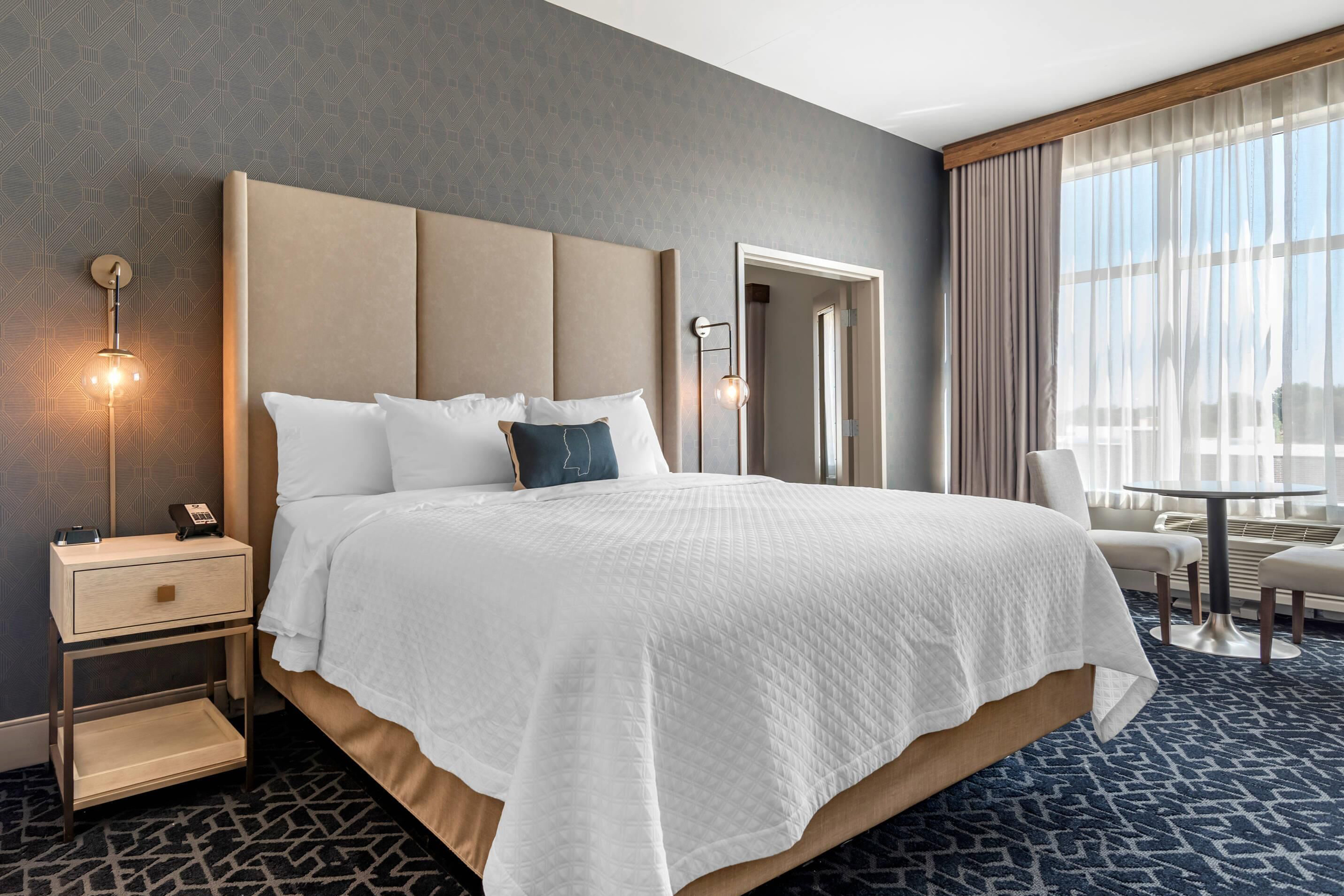 Guest room at the Lyric Hotel West End, Trademark Collection by Wyndham in Cleveland, Mississippi