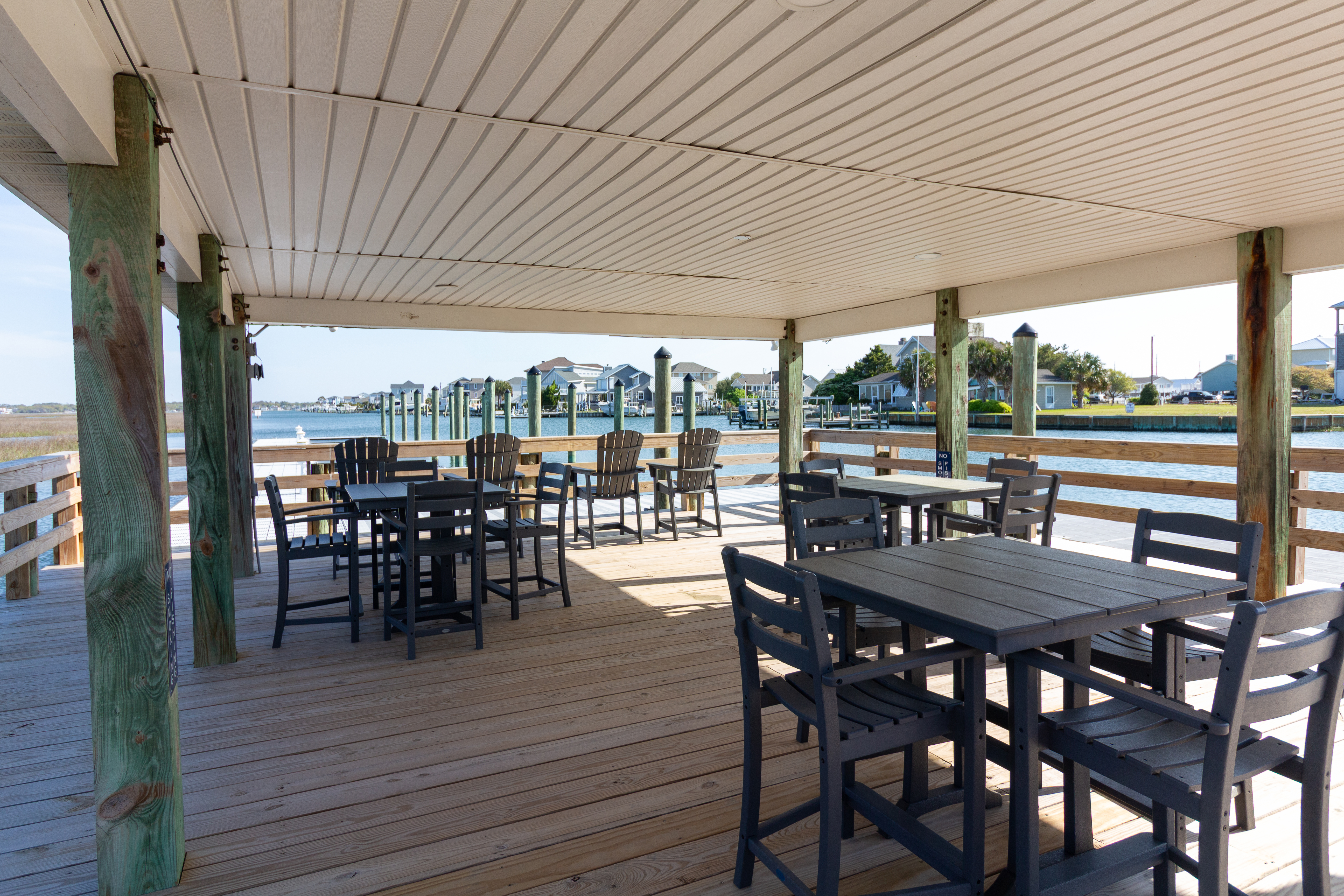 Exterior of Palm Suites Trademark Collection by Wyndham hotel in Atlantic Beach, North Carolina