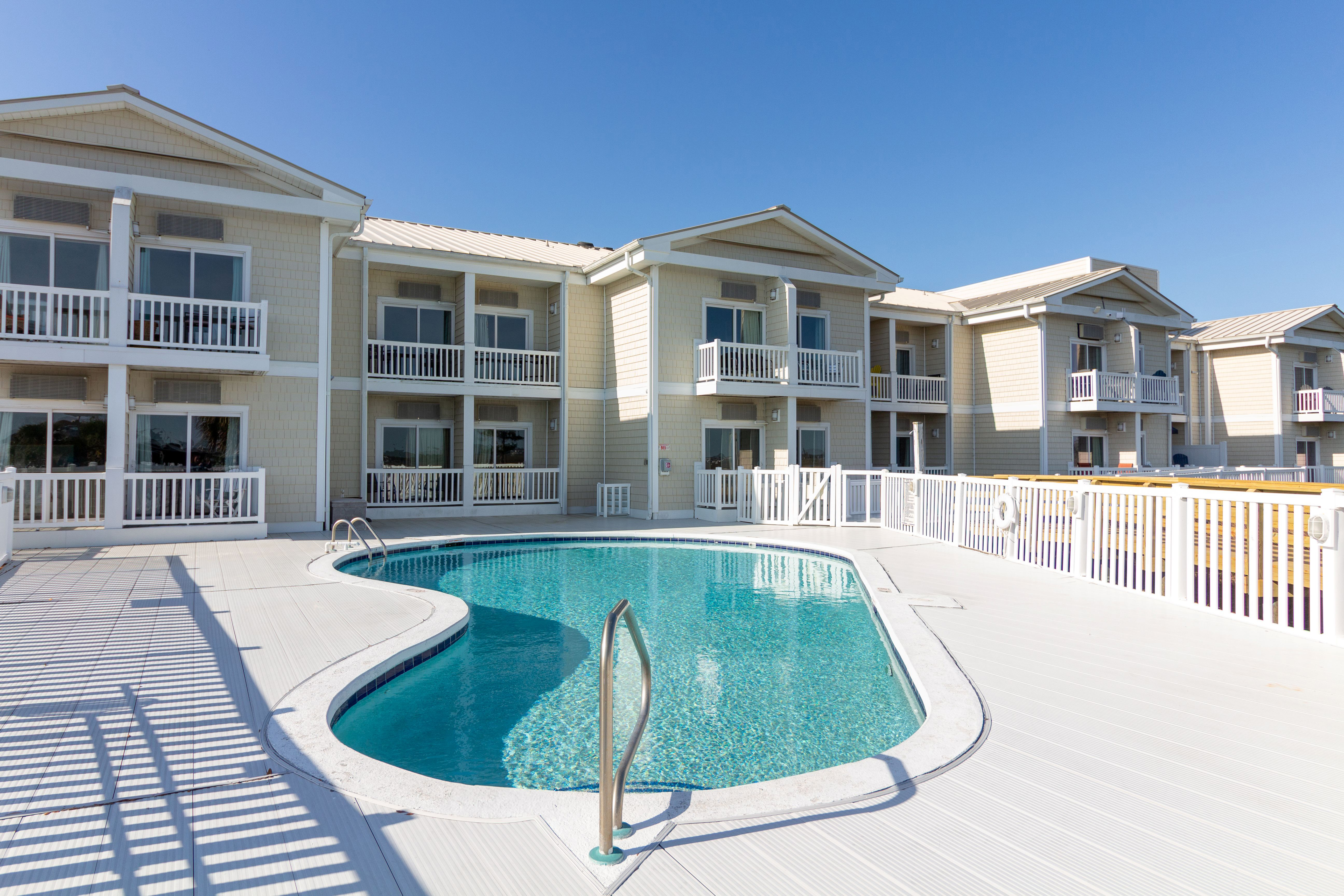 Pool at the Palm Suites Trademark Collection by Wyndham in Atlantic Beach, North Carolina