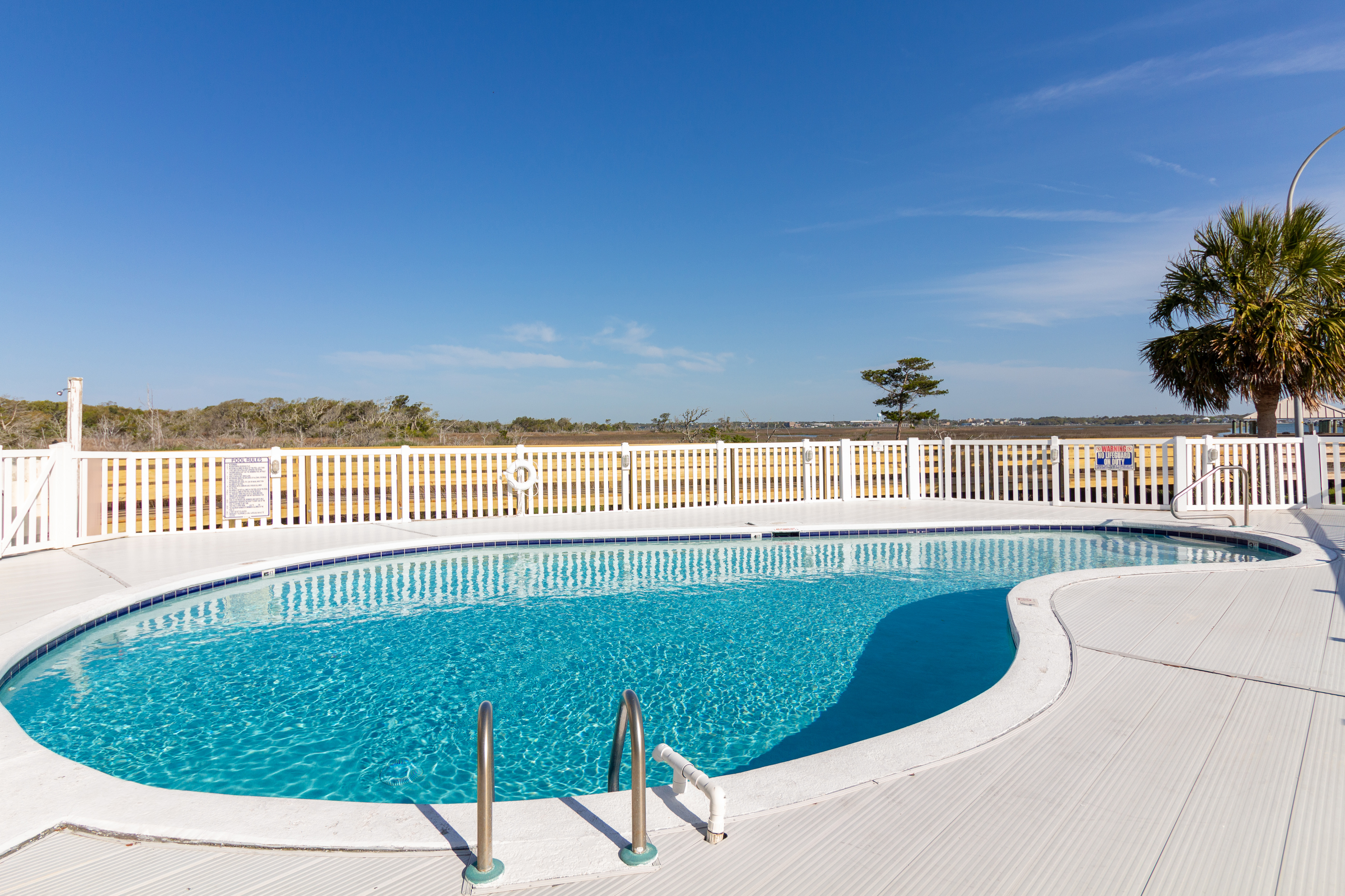 Pool at the Palm Suites Trademark Collection by Wyndham in Atlantic Beach, North Carolina