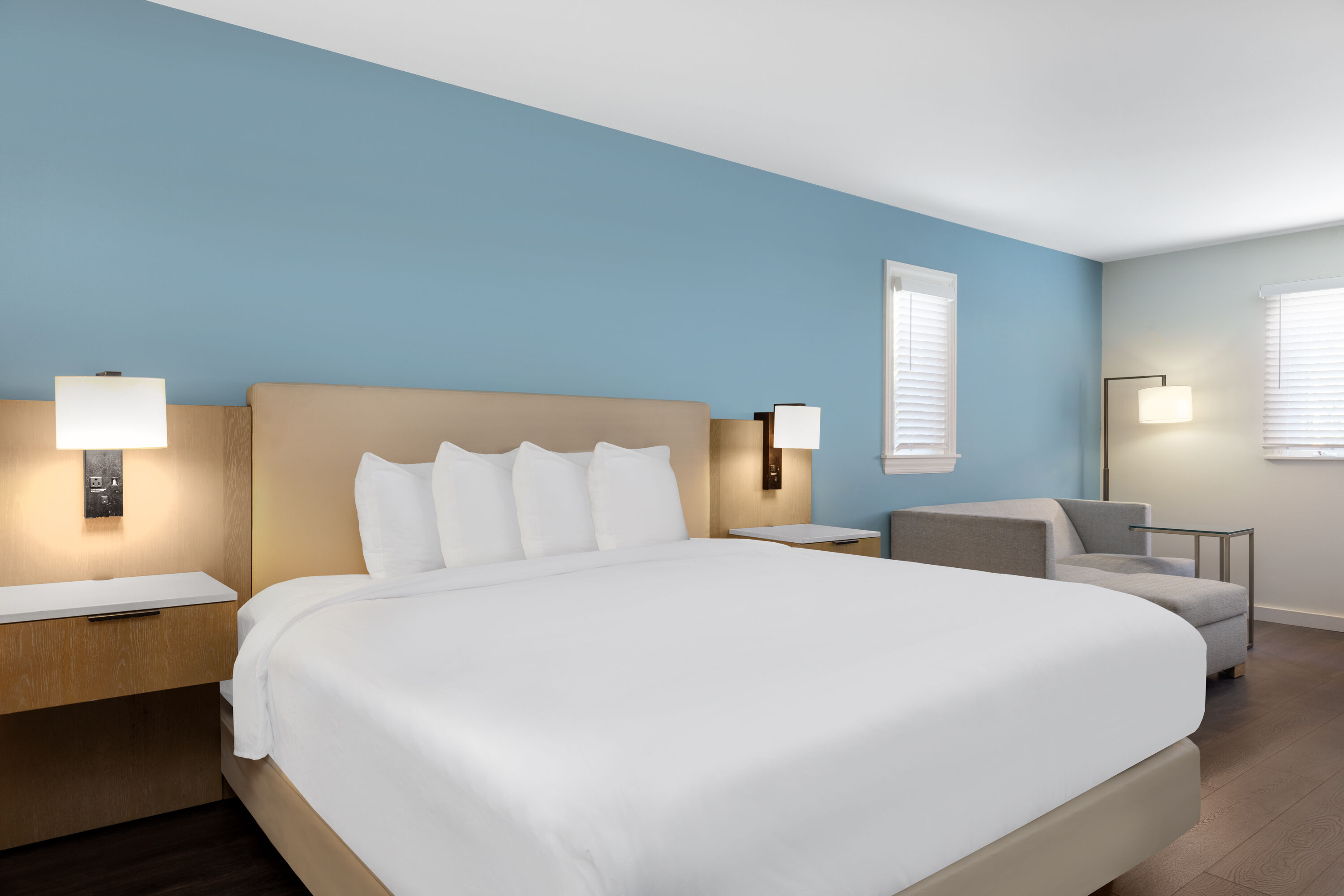 Guest room at the Hotel Manteo, Trademark Collection by Wyndham in Manteo, North Carolina