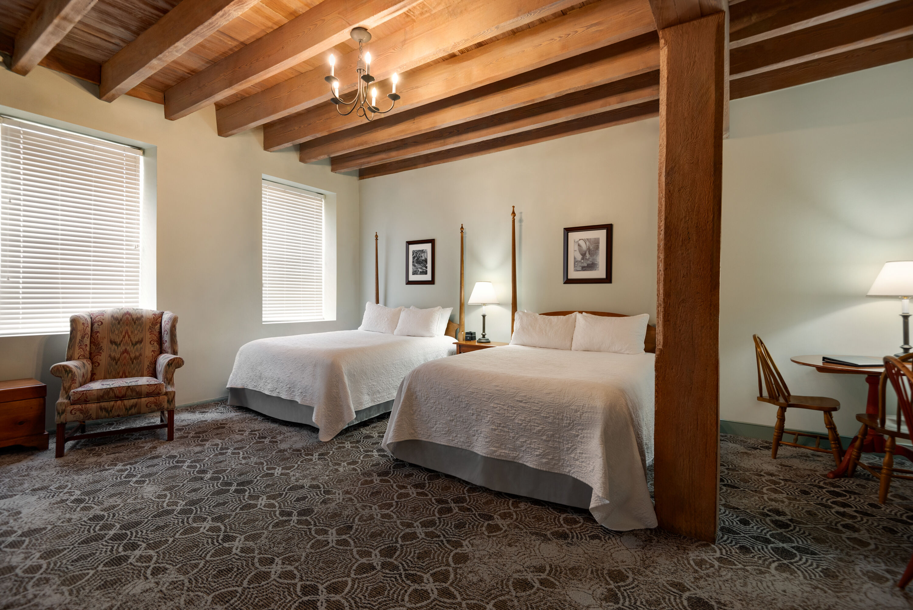 Guest room at the The Historic Brookstown Inn, Trademark Collection by Wyndham in Winston-Salem, North Carolina
