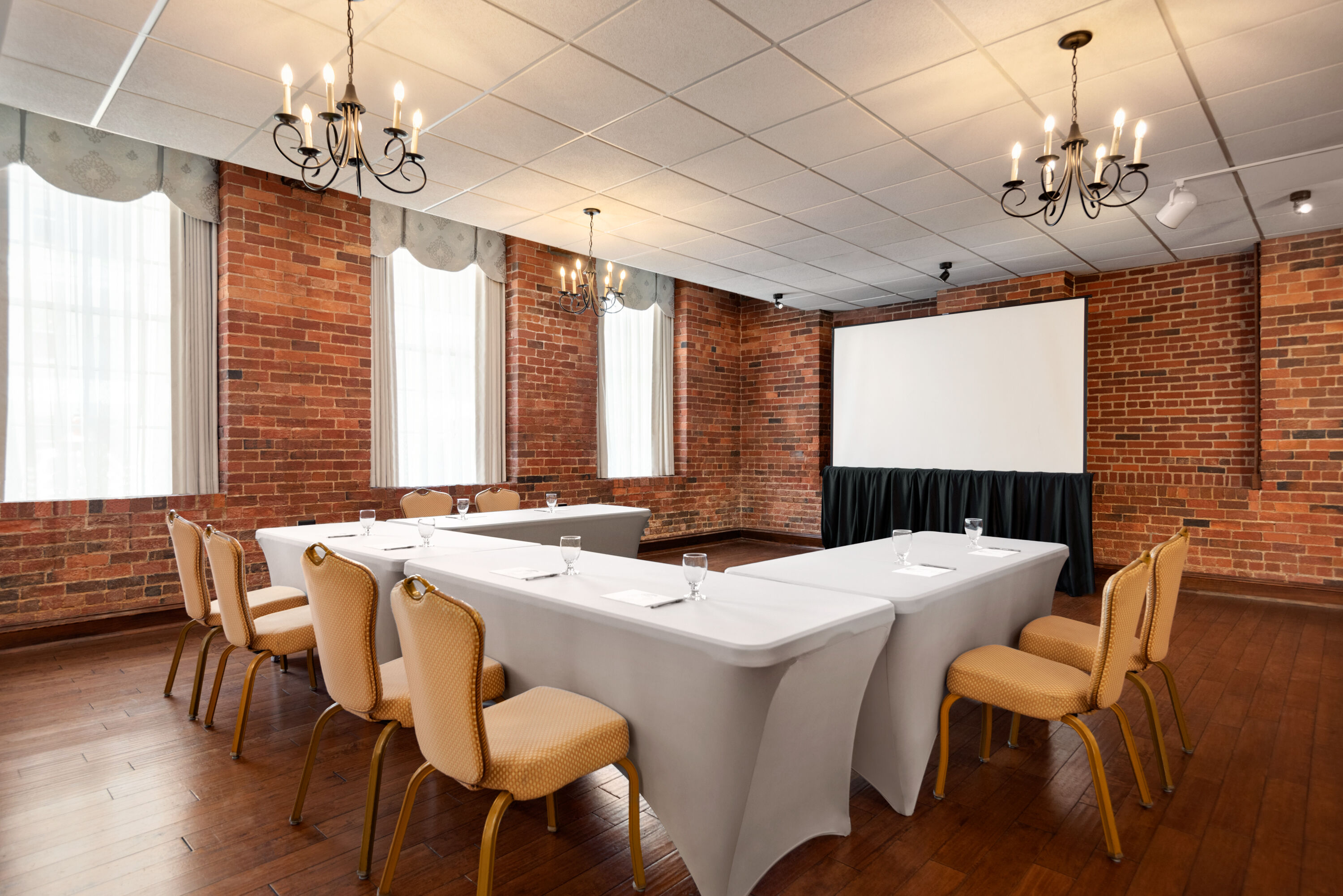 U-shape meeting room at The Historic Brookstown Inn, Trademark Collection by Wyndham in Winston-Salem, North Carolina