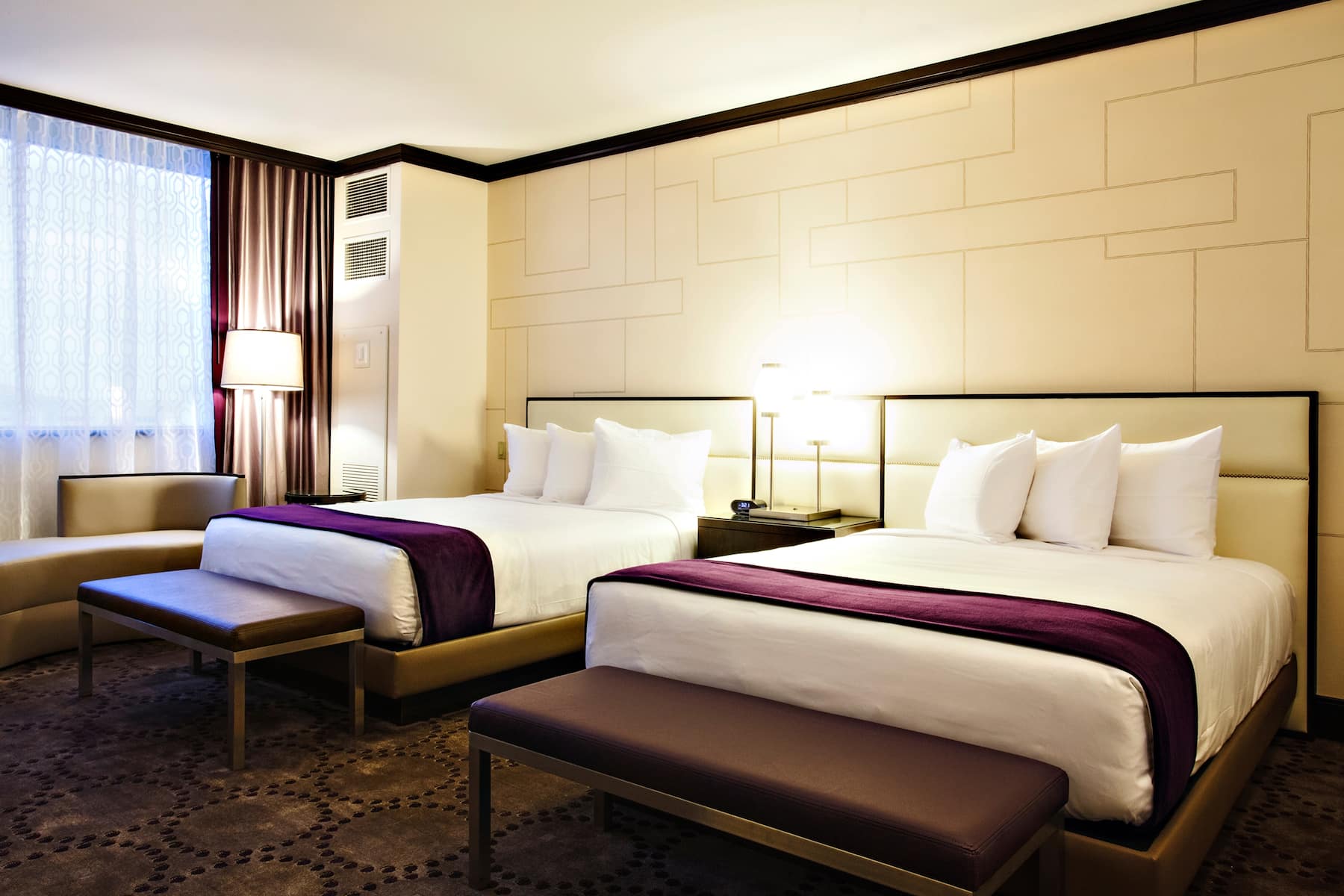 Guest room at the Harrah's Resort Atlantic City, Trademark Collection in Atlantic City, New Jersey