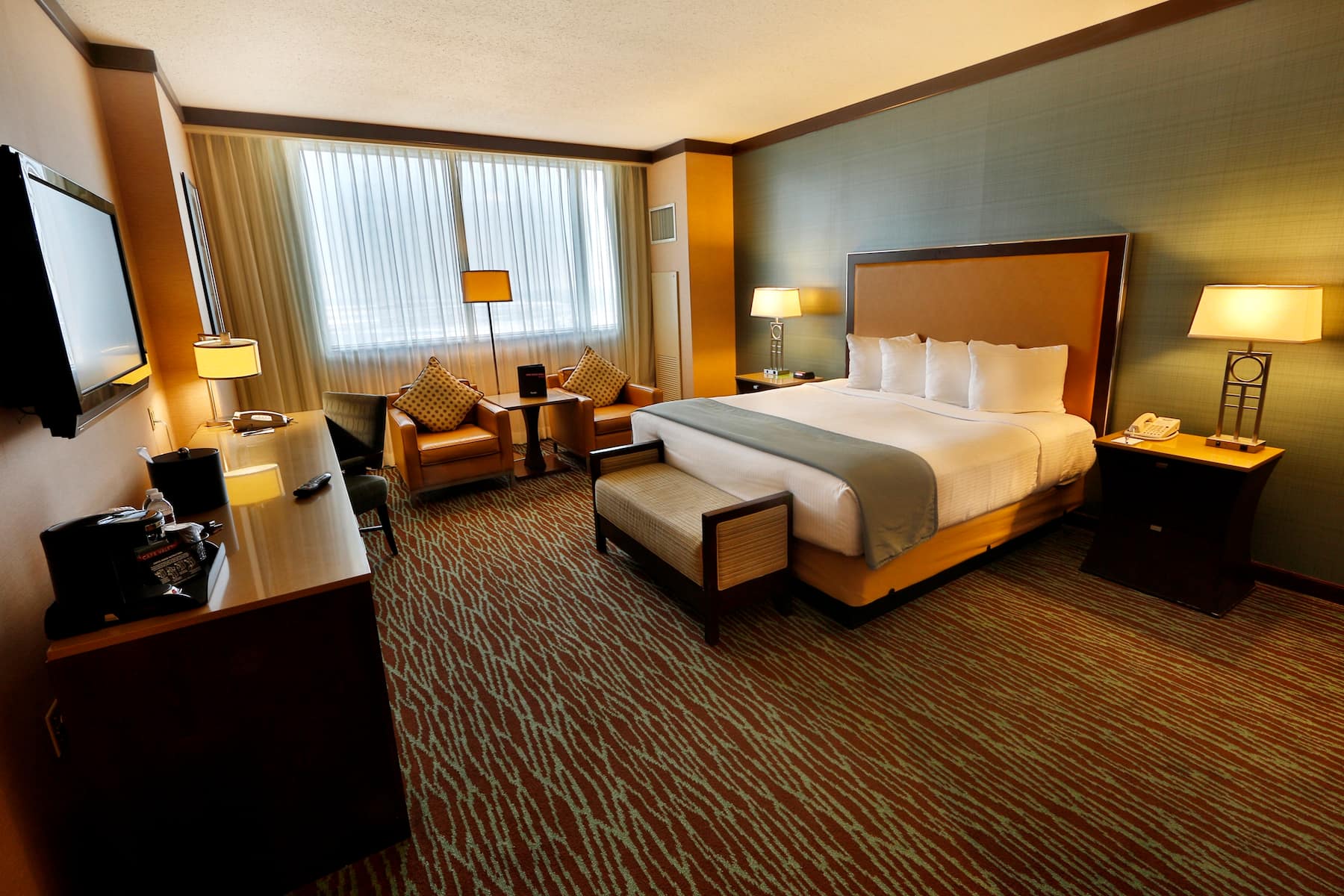 Guest room at the Harrah's Resort Atlantic City, Trademark Collection in Atlantic City, New Jersey