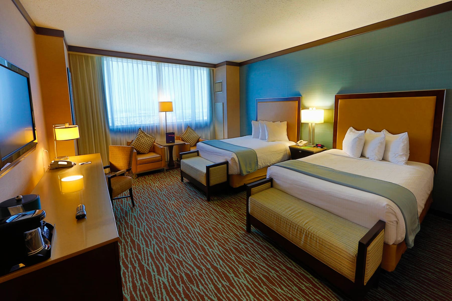 Guest room at the Harrah's Resort Atlantic City, Trademark Collection in Atlantic City, New Jersey