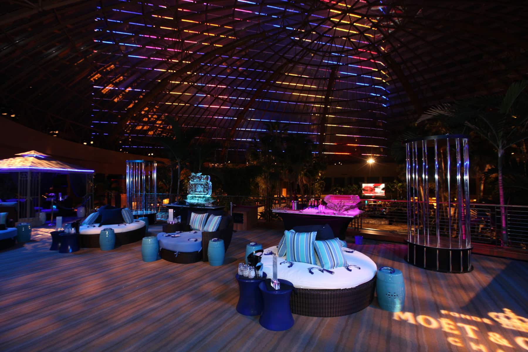 Pool night image at the Harrah's Resort Atlantic City, Trademark Collection in Atlantic City, New Jersey
