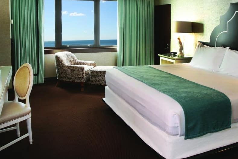 Guest room at the Tropicana Atlantic City, Trademark Collection by Wyndham in Atlantic City, New Jersey