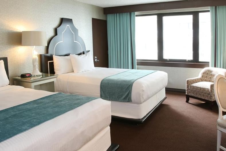 Guest room at the Tropicana Atlantic City, Trademark Collection by Wyndham in Atlantic City, New Jersey