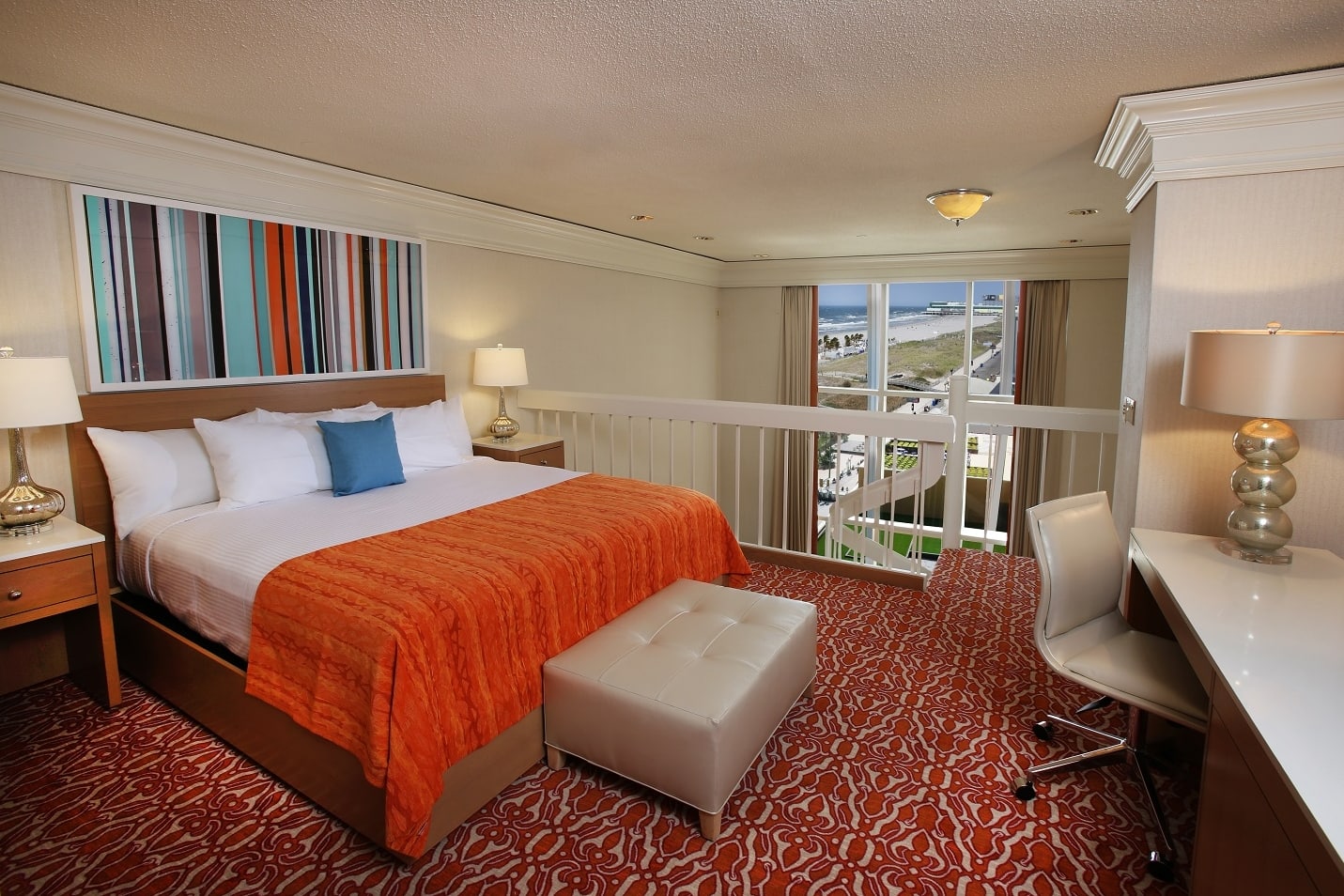 Guest room at the Tropicana Atlantic City, Trademark Collection by Wyndham in Atlantic City, New Jersey
