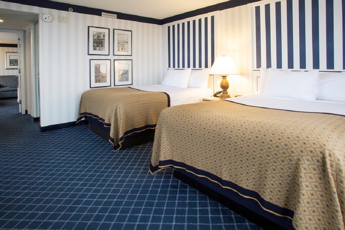 Guest room at the Tropicana Atlantic City, Trademark Collection by Wyndham in Atlantic City, New Jersey