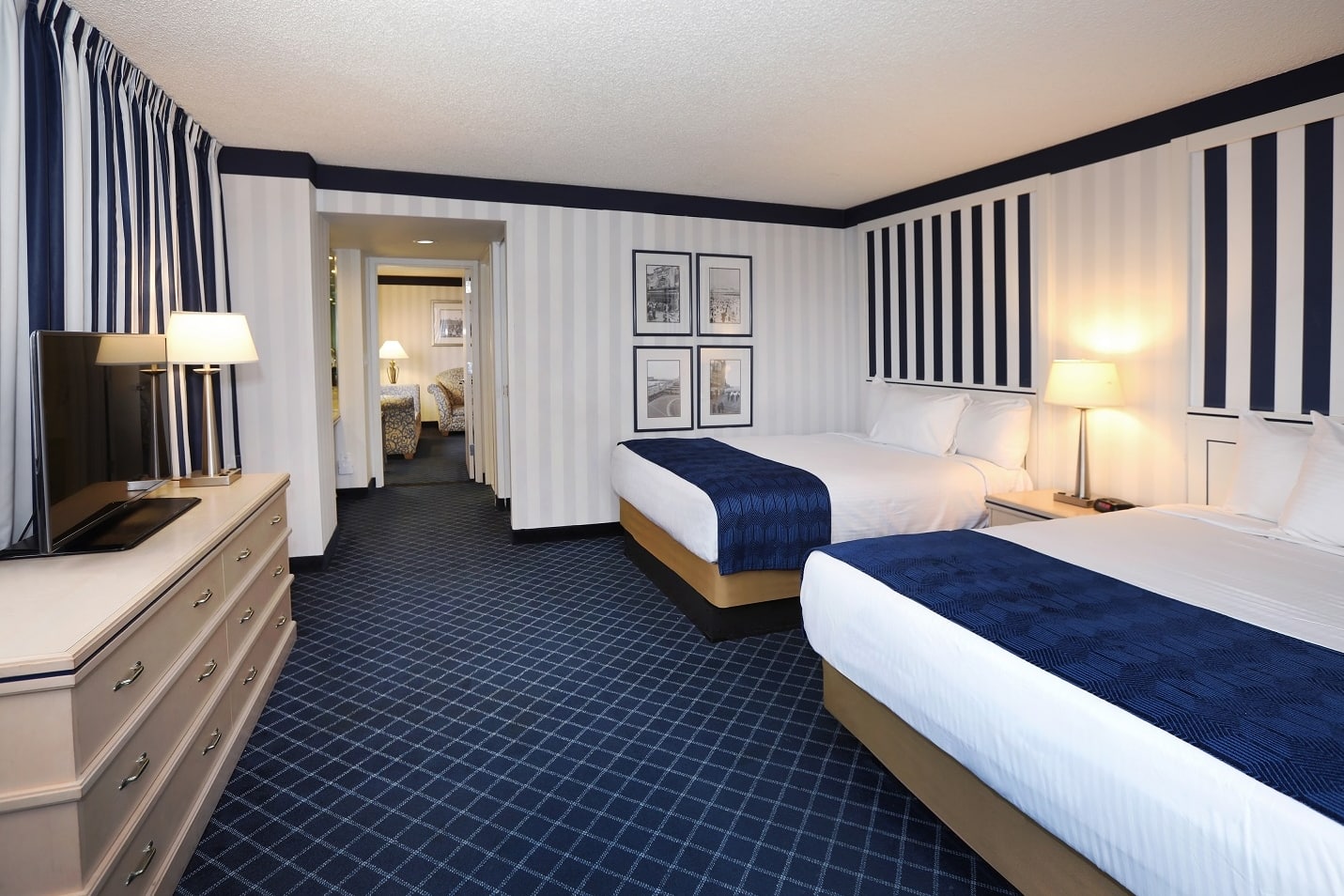 Guest room at the Tropicana Atlantic City, Trademark Collection by Wyndham in Atlantic City, New Jersey