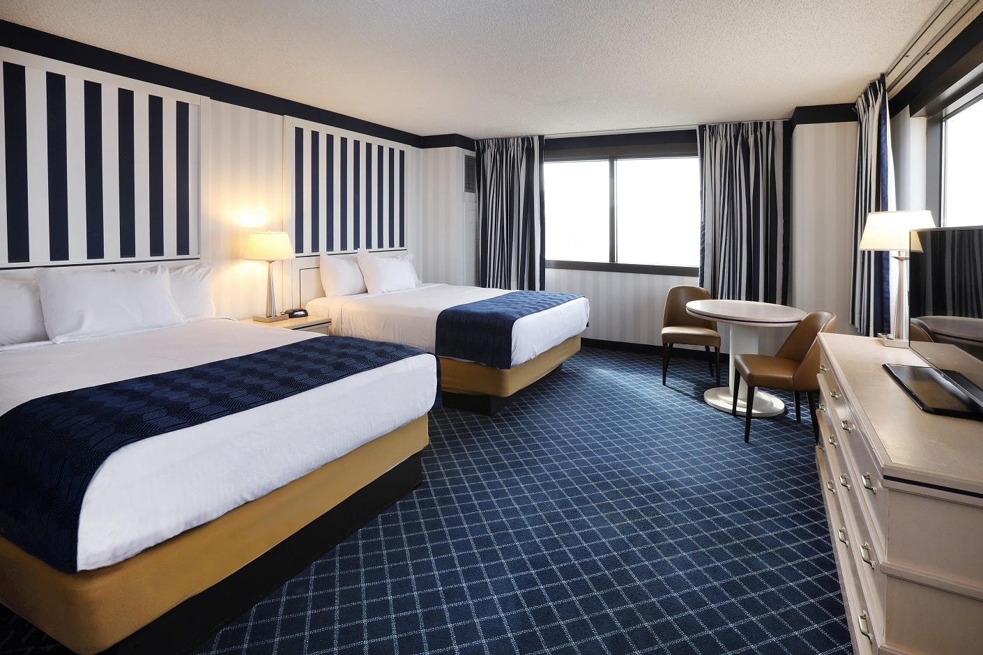 Guest room at the Tropicana Atlantic City, Trademark Collection by Wyndham in Atlantic City, New Jersey