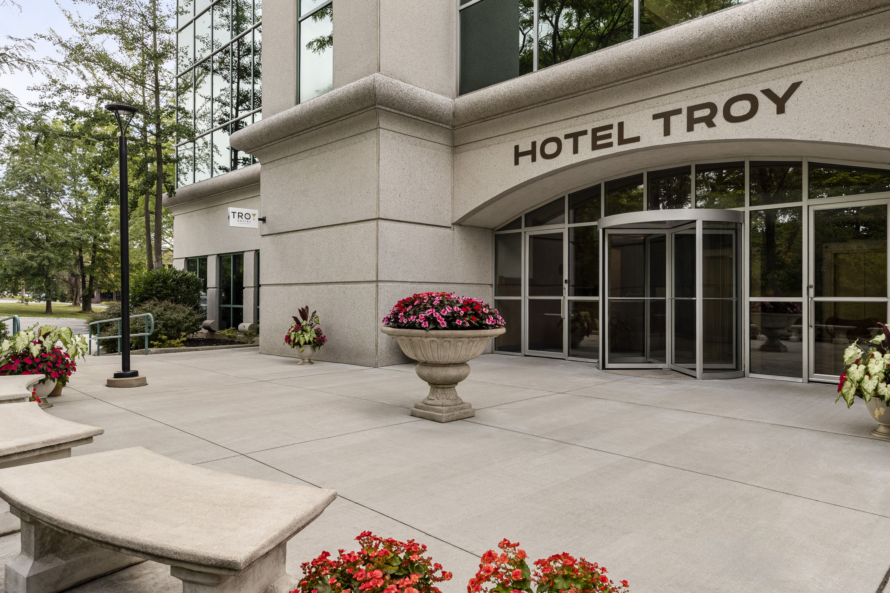 Exterior of Hotel Troy, Trademark Collection by Wyndham hotel in Parsippany, New Jersey