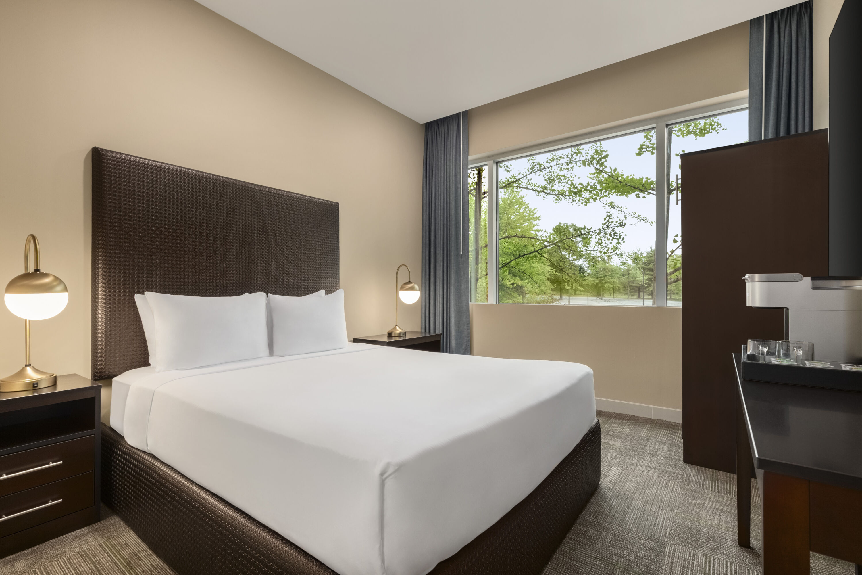 Guest room at the Hotel Troy, Trademark Collection by Wyndham in Parsippany, New Jersey