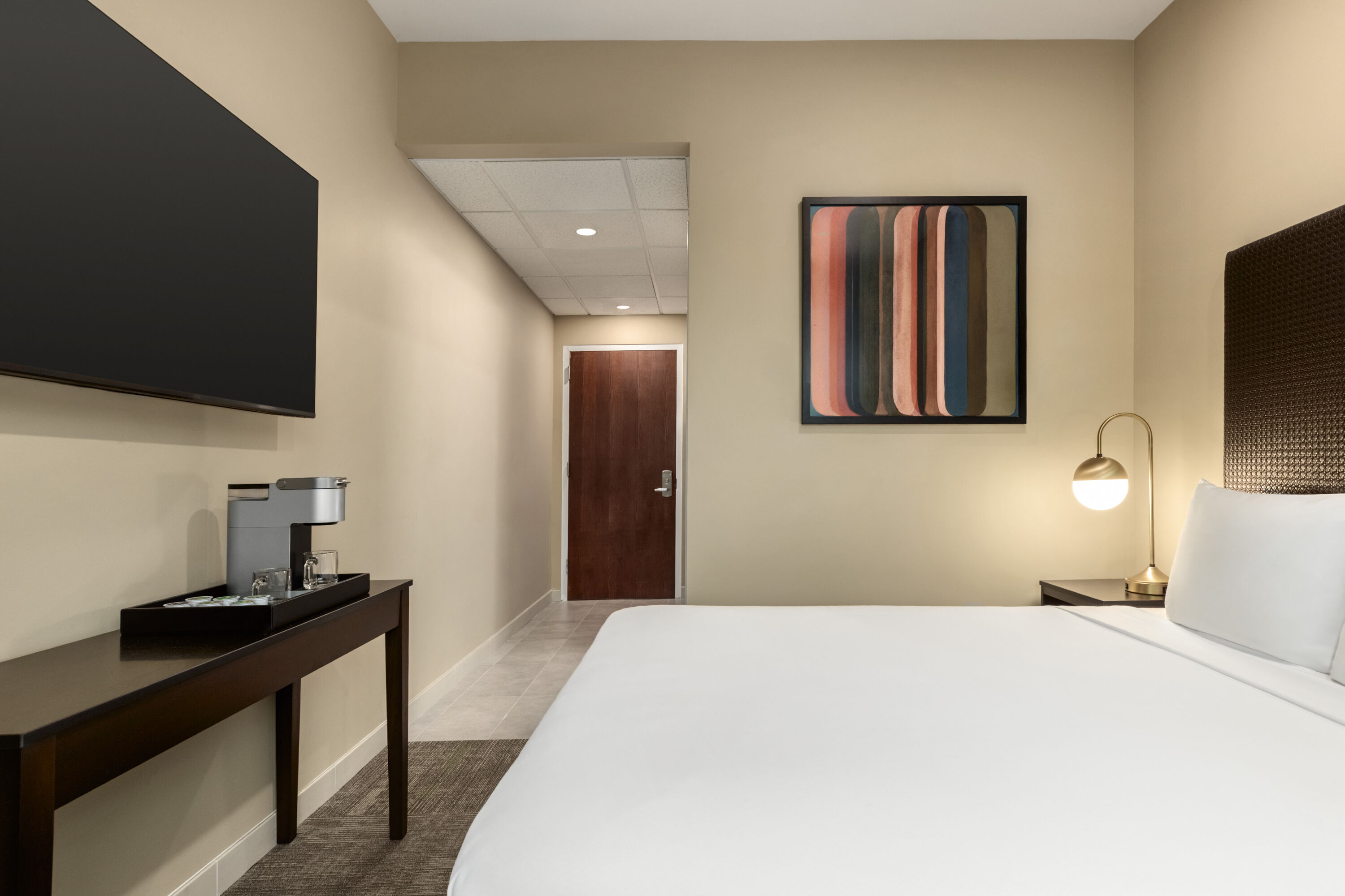 Guest room at the Hotel Troy, Trademark Collection by Wyndham in Parsippany, New Jersey