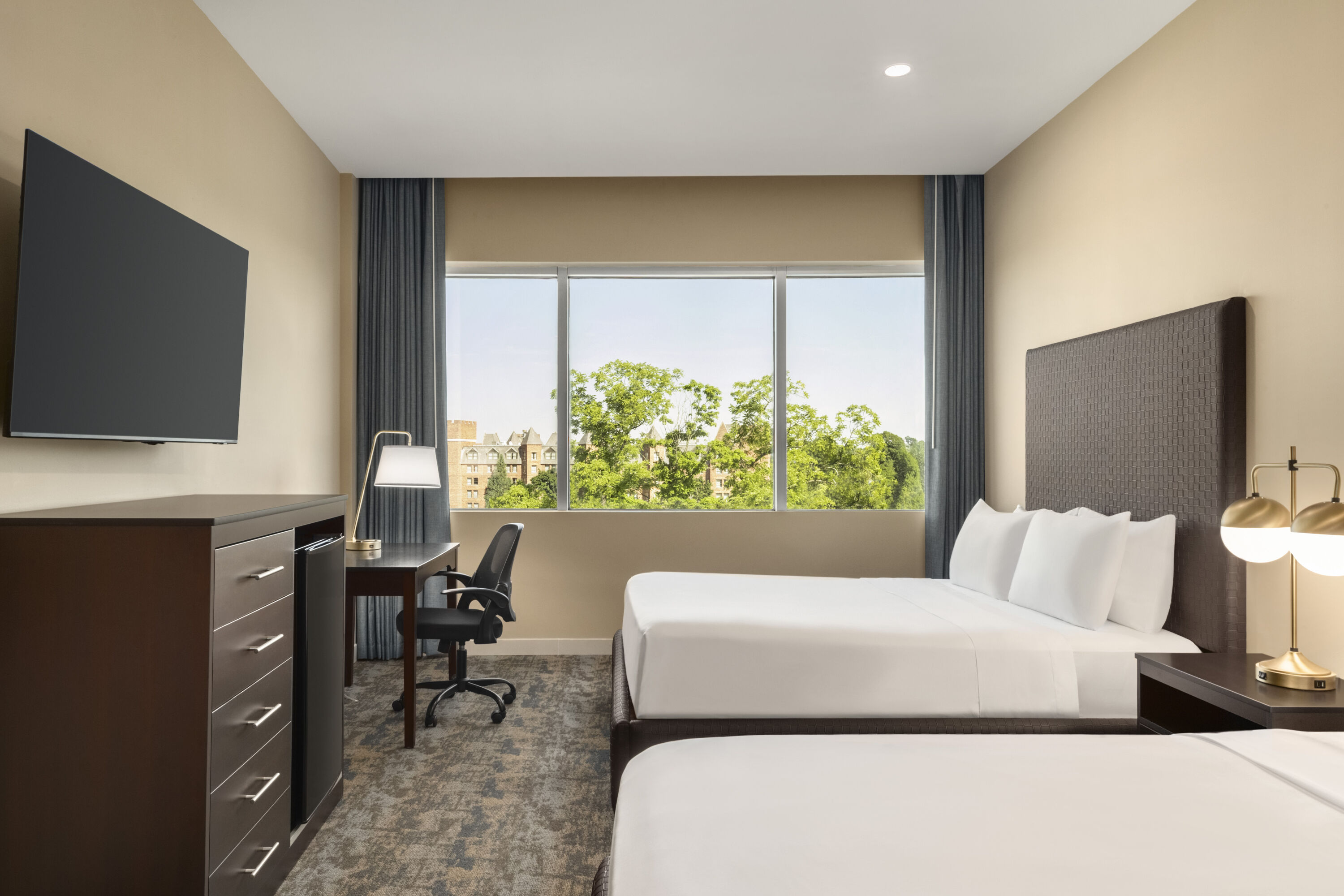 Guest room at the Hotel Troy, Trademark Collection by Wyndham in Parsippany, New Jersey