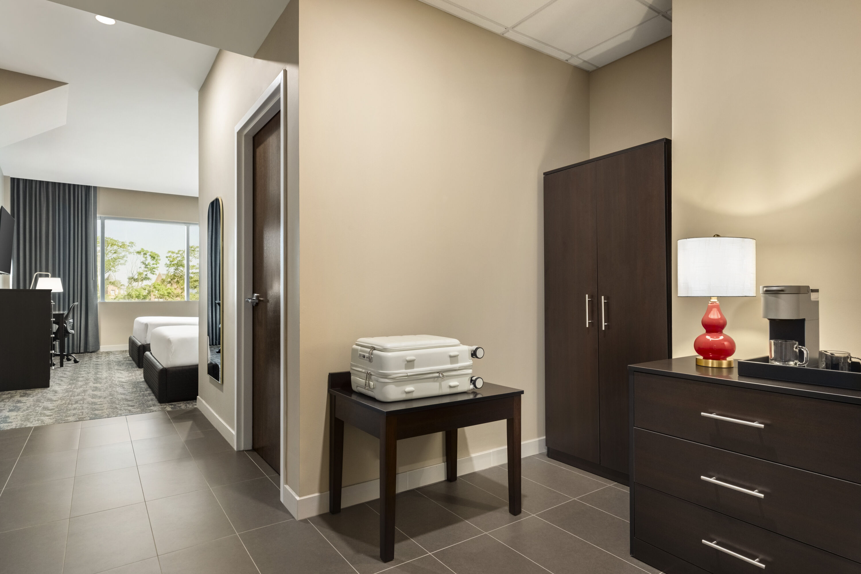 Guest room at the Hotel Troy, Trademark Collection by Wyndham in Parsippany, New Jersey