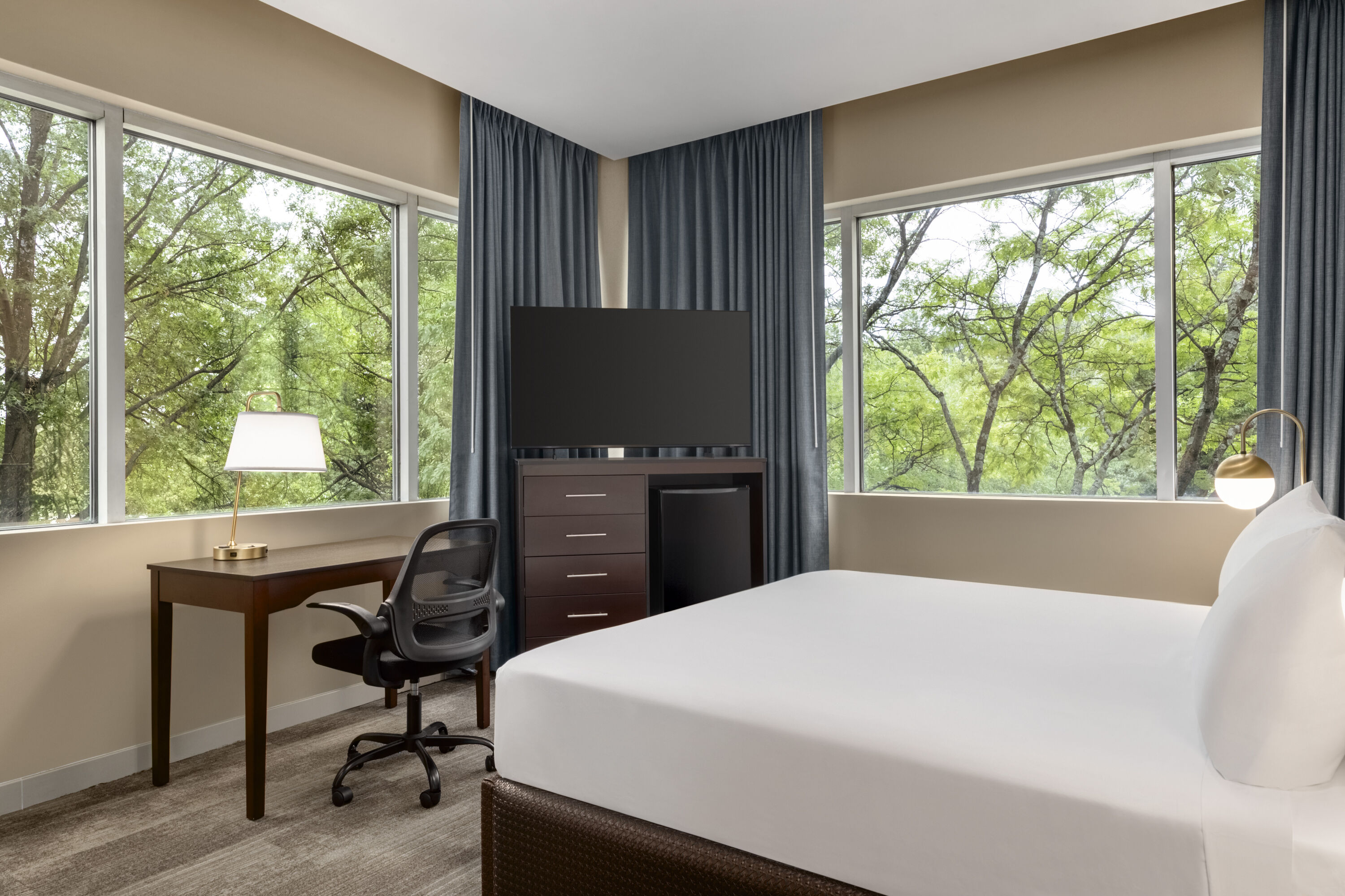 Guest room at the Hotel Troy, Trademark Collection by Wyndham in Parsippany, New Jersey
