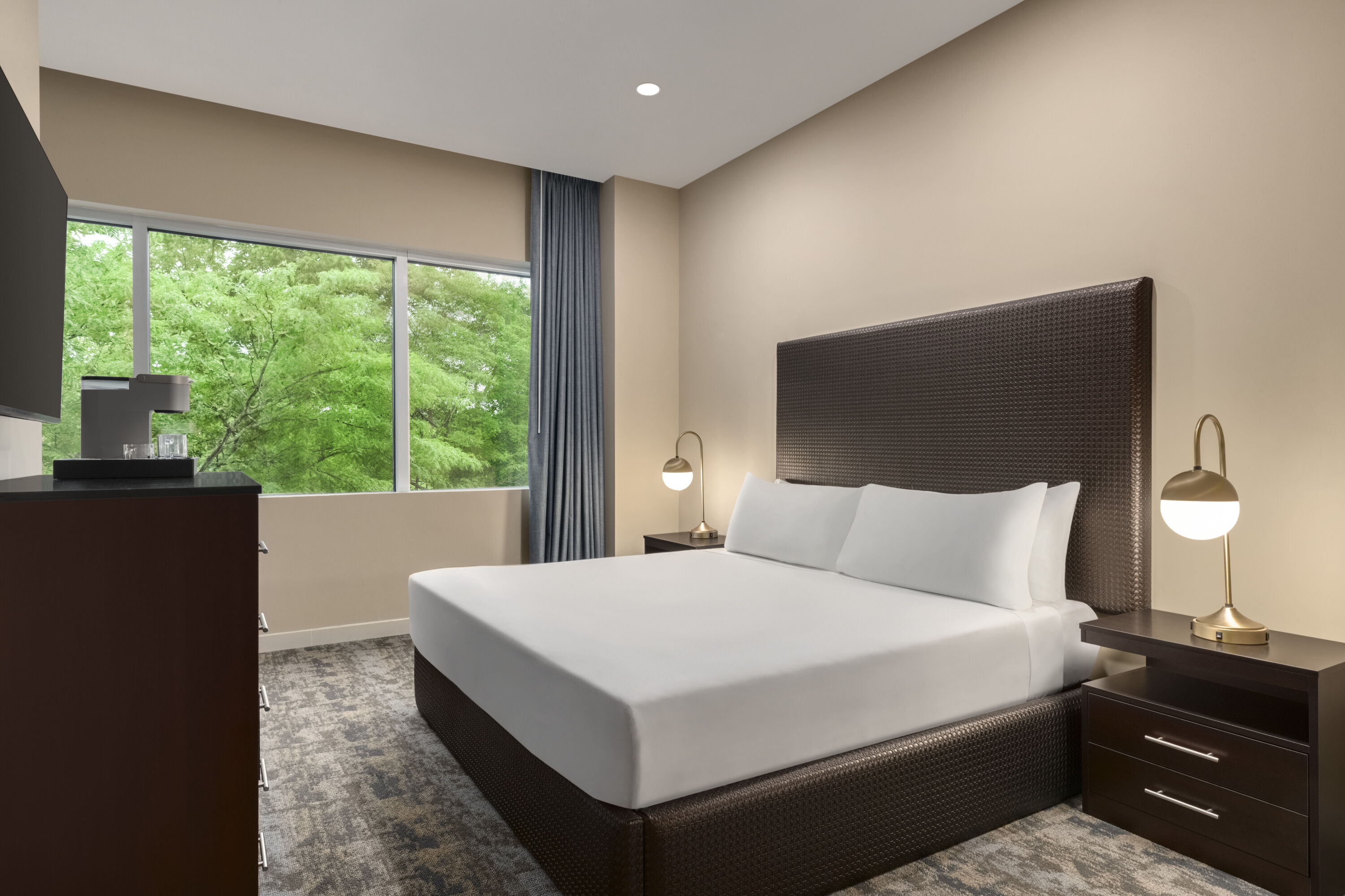 Guest room at the Hotel Troy, Trademark Collection by Wyndham in Parsippany, New Jersey