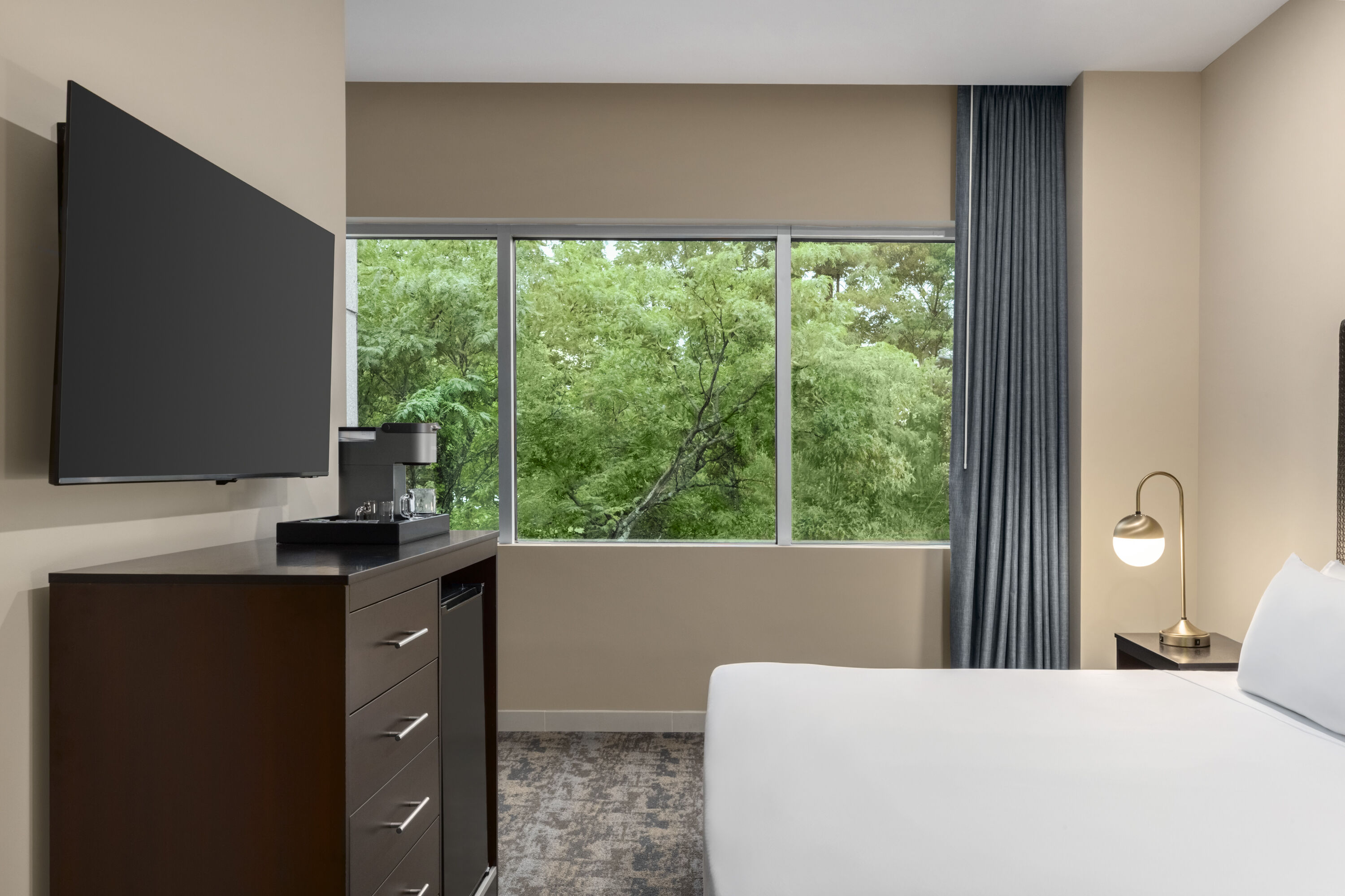 Guest room at the Hotel Troy, Trademark Collection by Wyndham in Parsippany, New Jersey