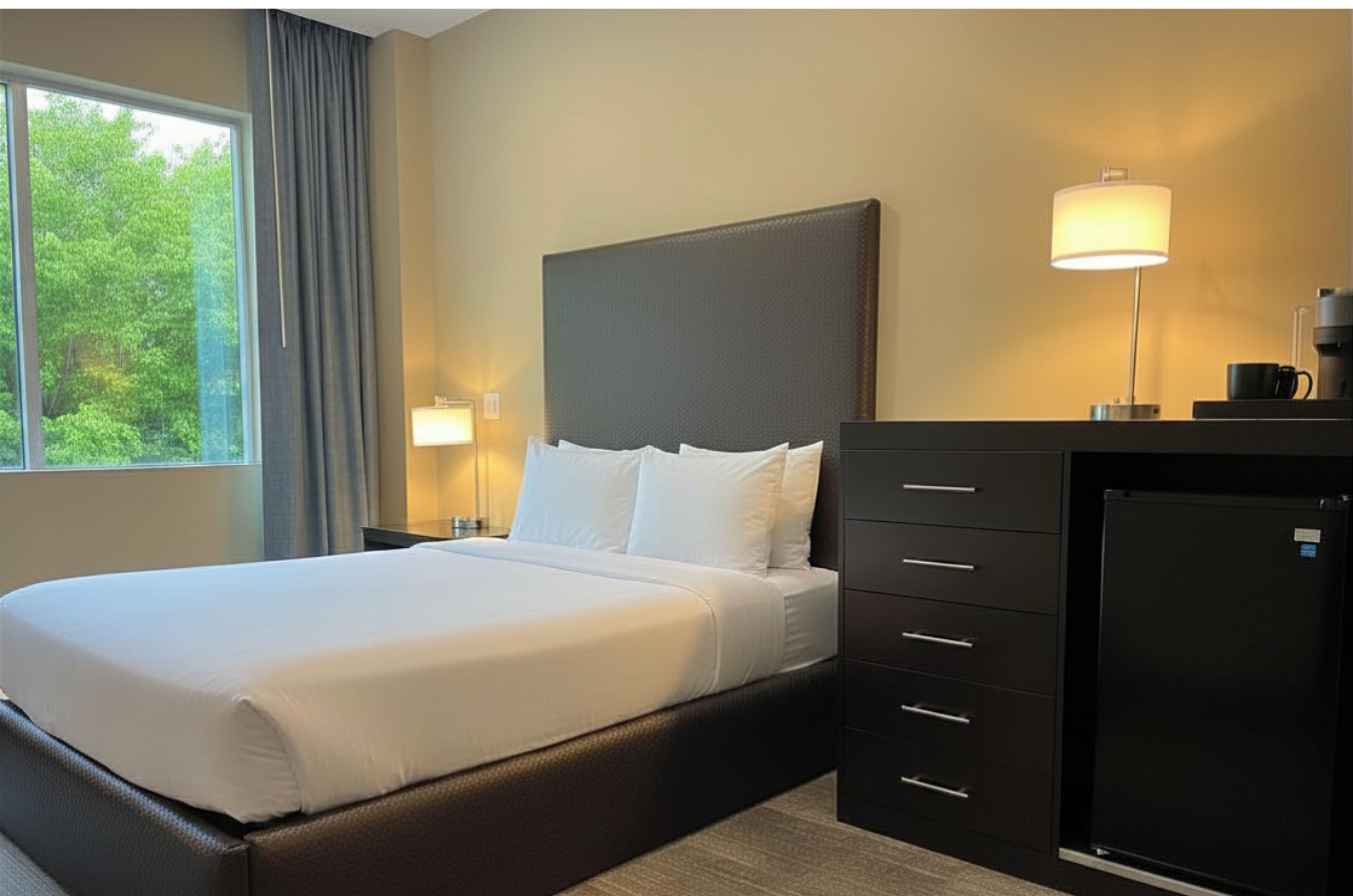 Guest room at the Hotel Troy, Trademark Collection by Wyndham in Parsippany, New Jersey