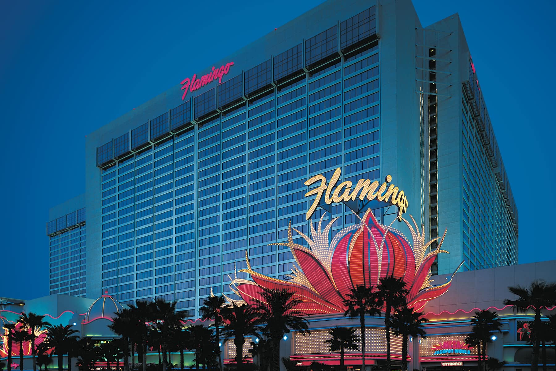 Exterior of Flamingo Las Vegas, Trademark Collection by Wyndham hotel in Las Vegas, Nevada