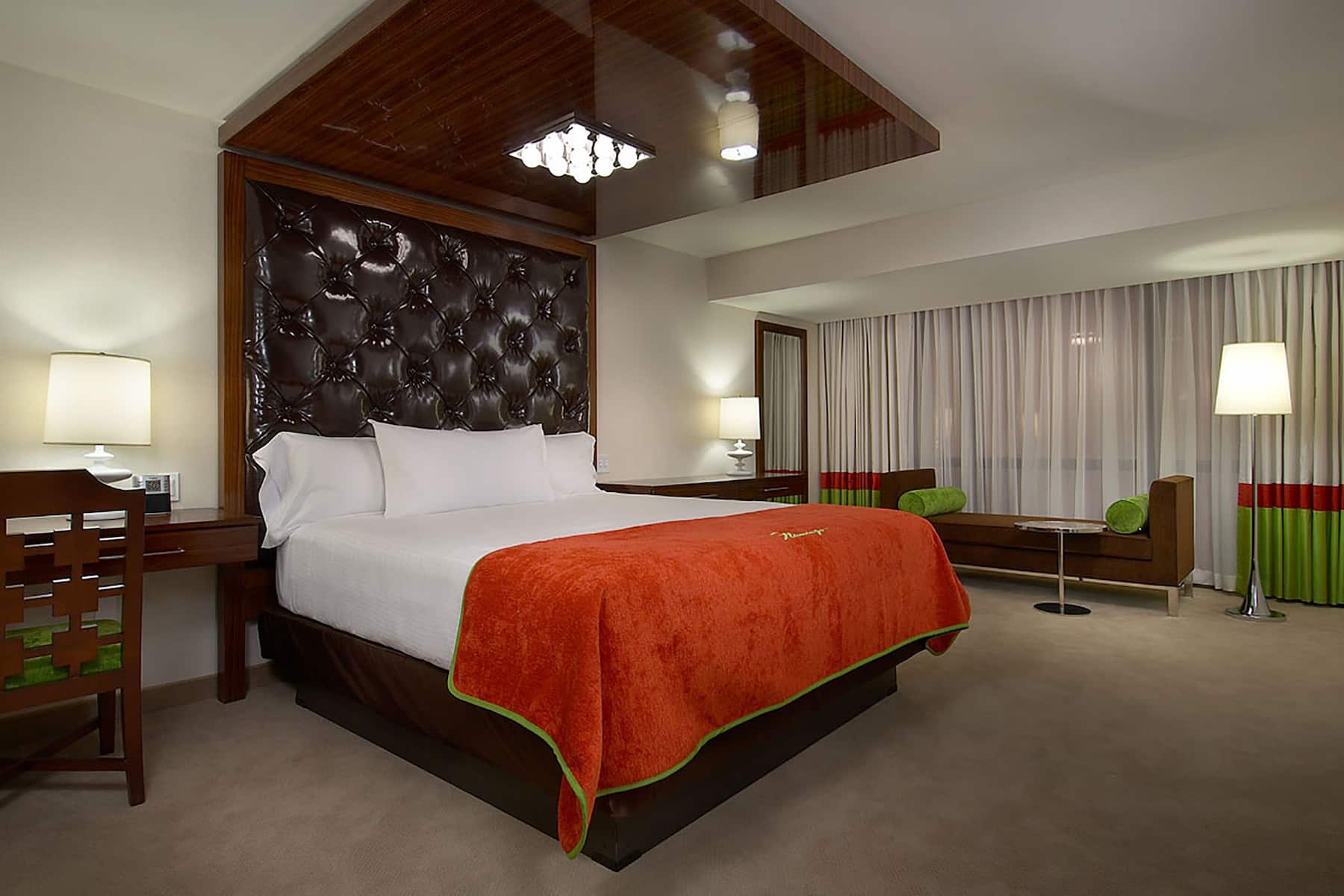Guest room at the Flamingo Las Vegas, Trademark Collection by Wyndham in Las Vegas, Nevada