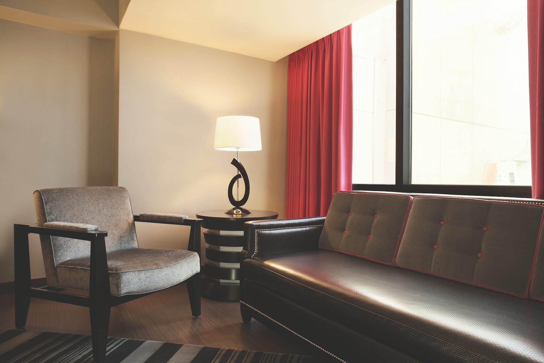 Guest room at the Flamingo Las Vegas, Trademark Collection by Wyndham in Las Vegas, Nevada