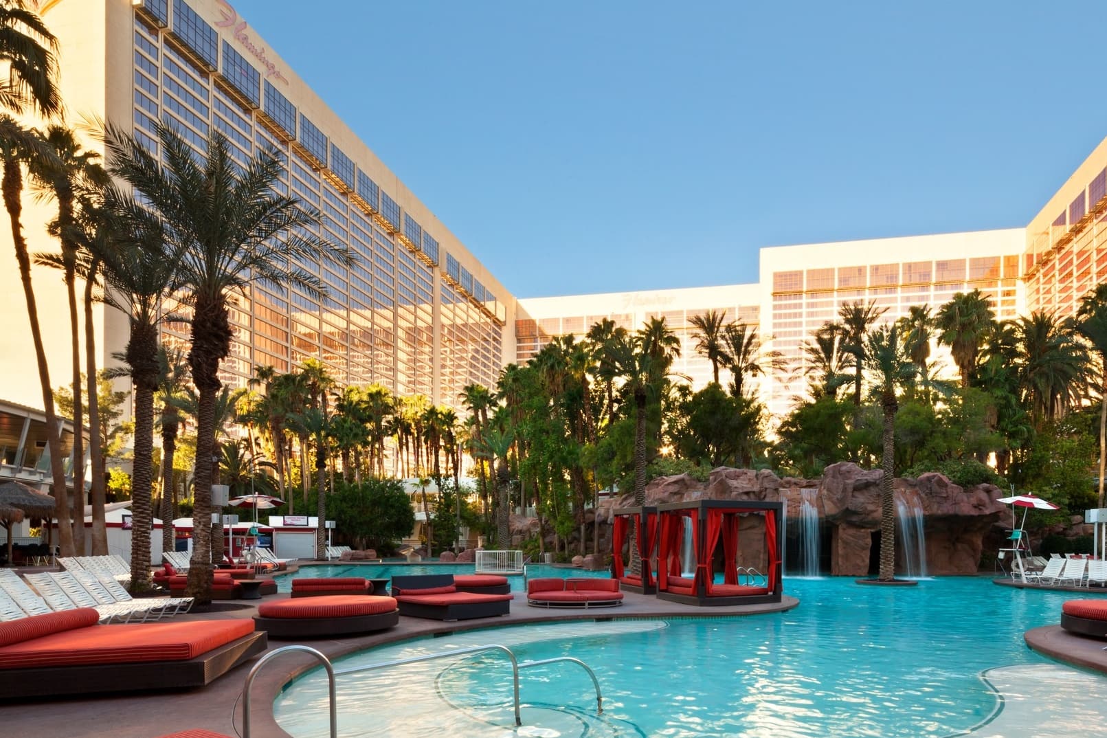 Pool daytime image at the Flamingo Las Vegas, Trademark Collection by Wyndham in Las Vegas, Nevada