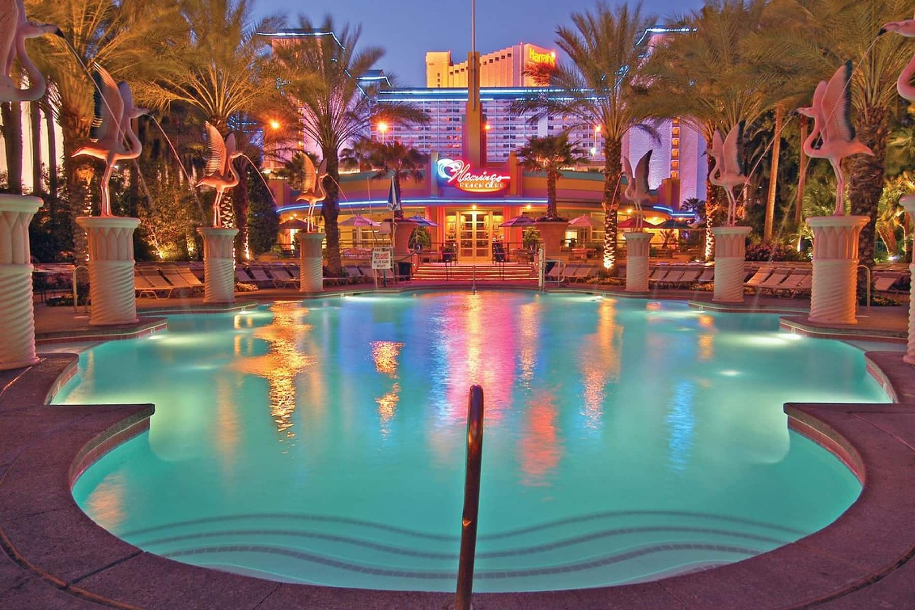 Pool daytime image at the Flamingo Las Vegas, Trademark Collection by Wyndham in Las Vegas, Nevada