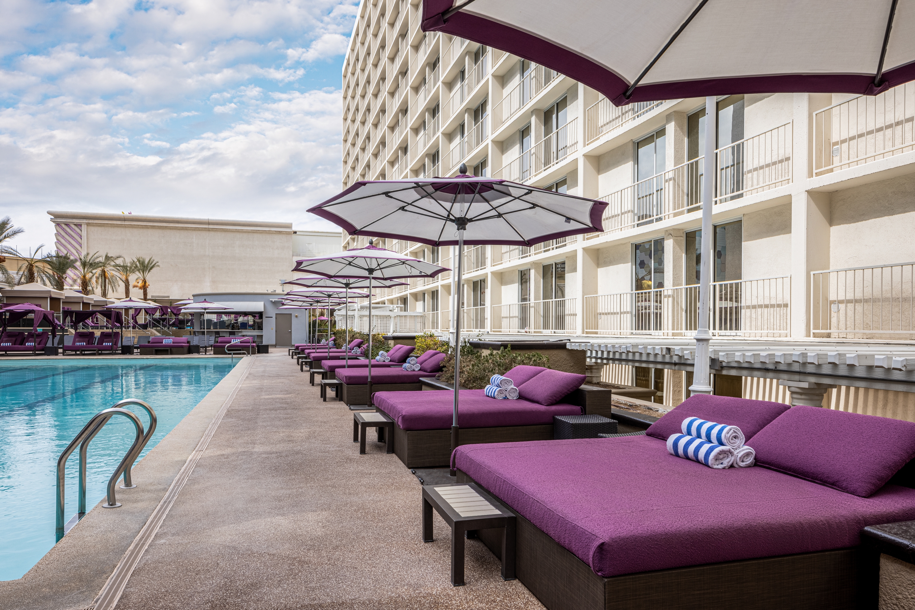 Pool feature at the Harrah's Las Vegas, Trademark Collection by Wyndham in Las Vegas, Nevada