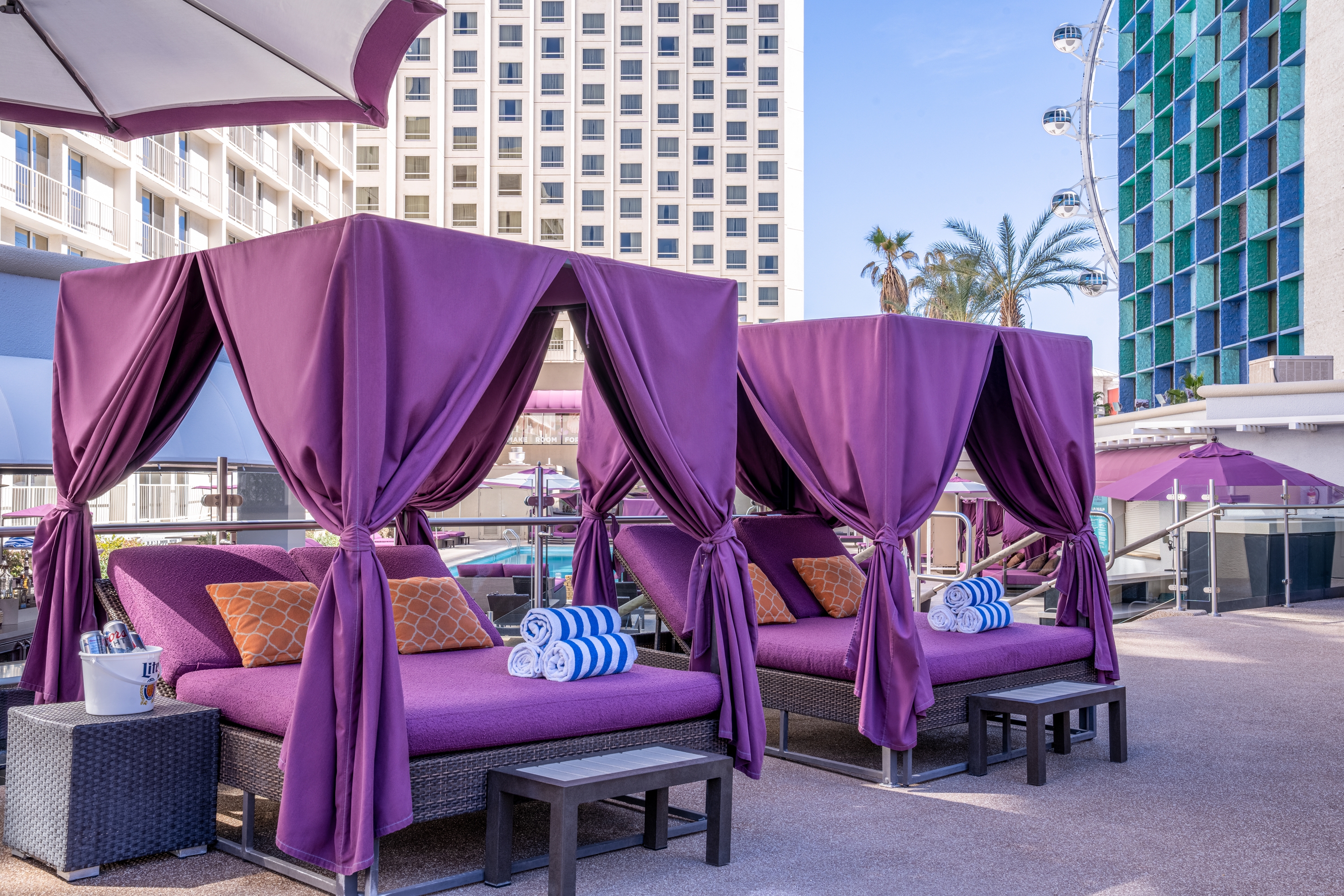 Pool feature at the Harrah's Las Vegas, Trademark Collection by Wyndham in Las Vegas, Nevada