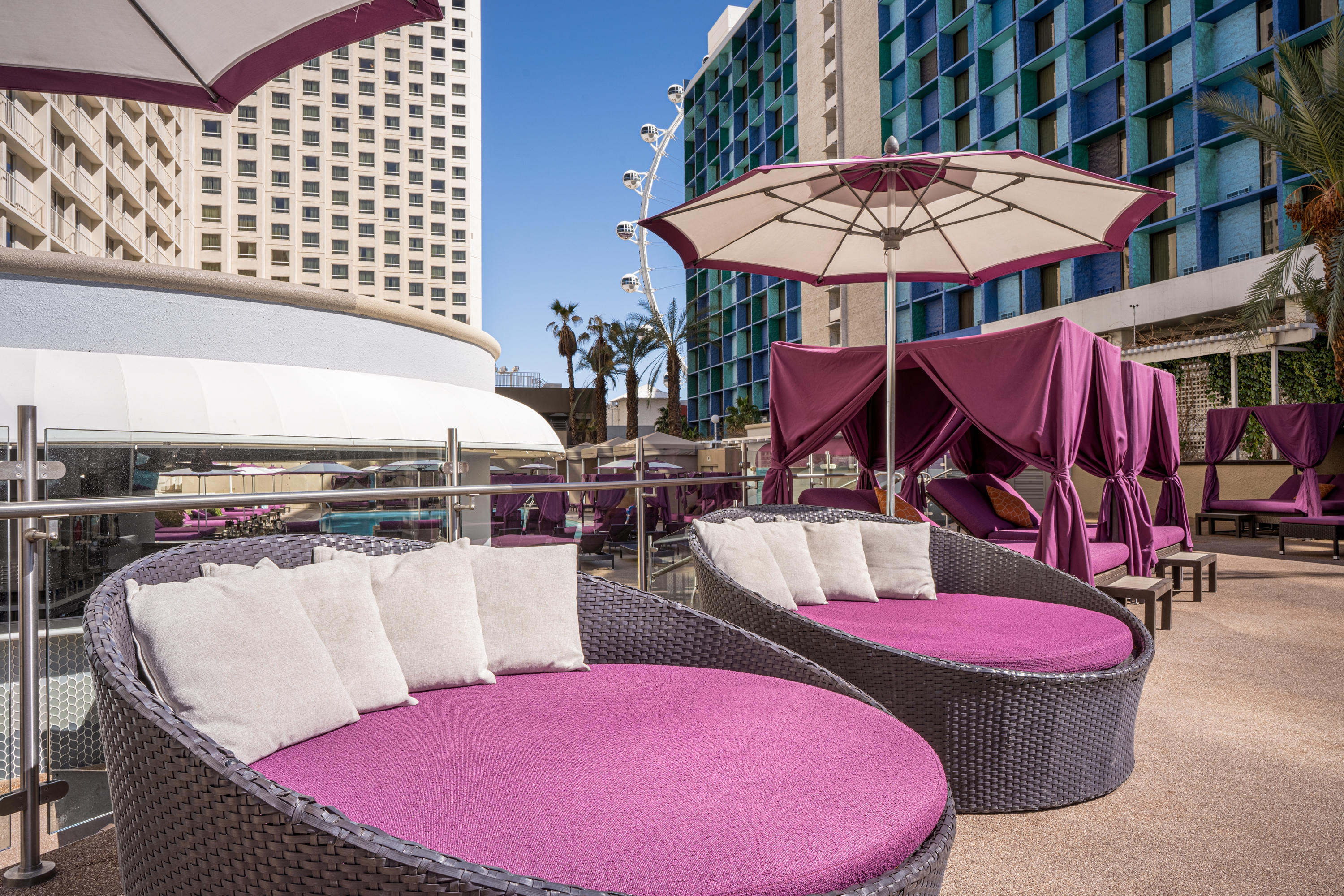Pool feature at the Harrah's Las Vegas, Trademark Collection by Wyndham in Las Vegas, Nevada